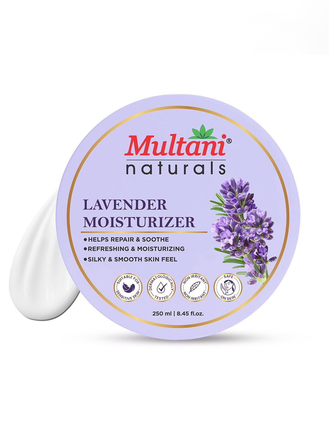 Multani Naturals Lavender Moisturizer For Smooth Skin - 250 ml