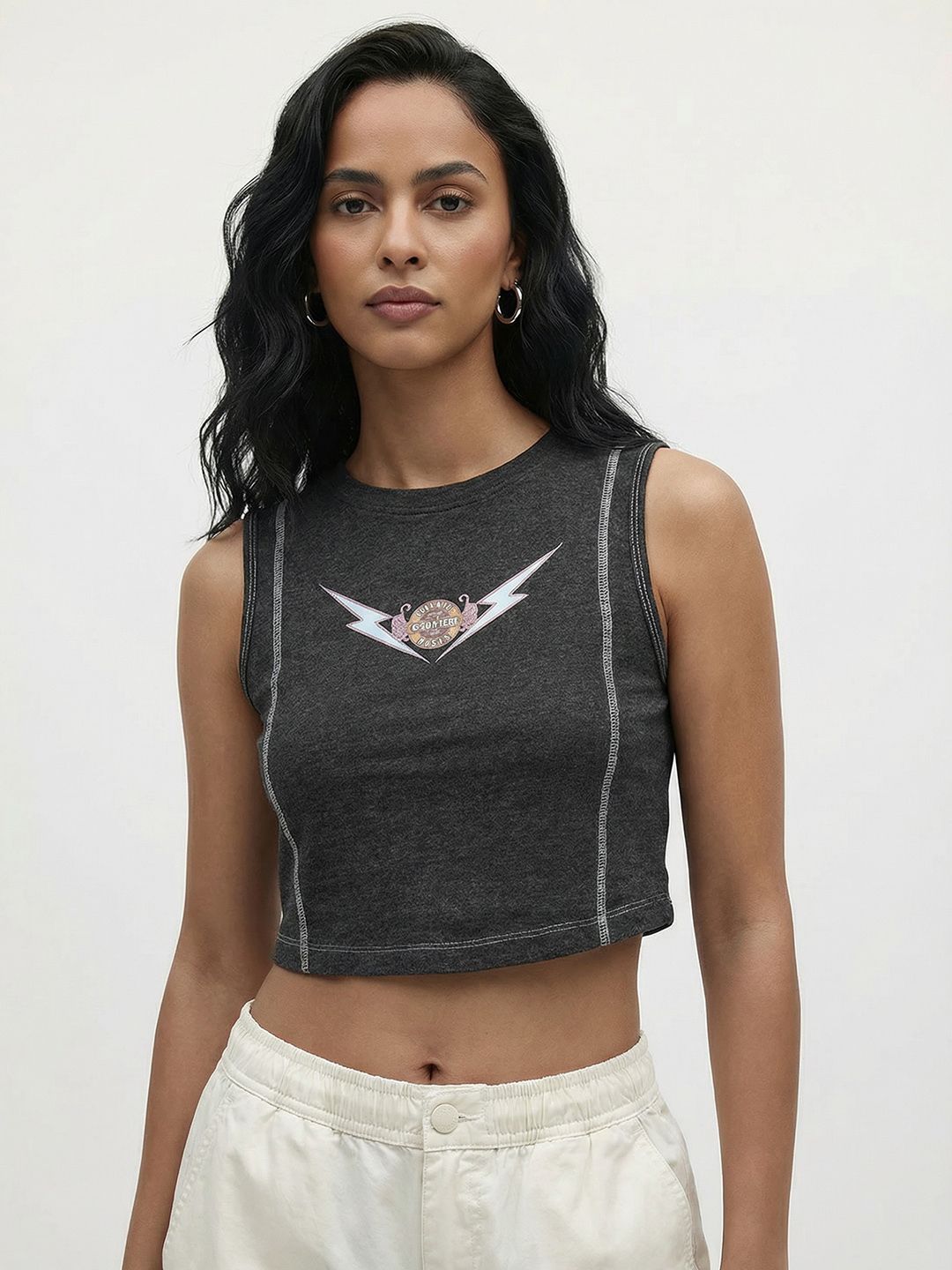 The Roadster Life Co. Graphic Printed Super Slim Fit T-shirt