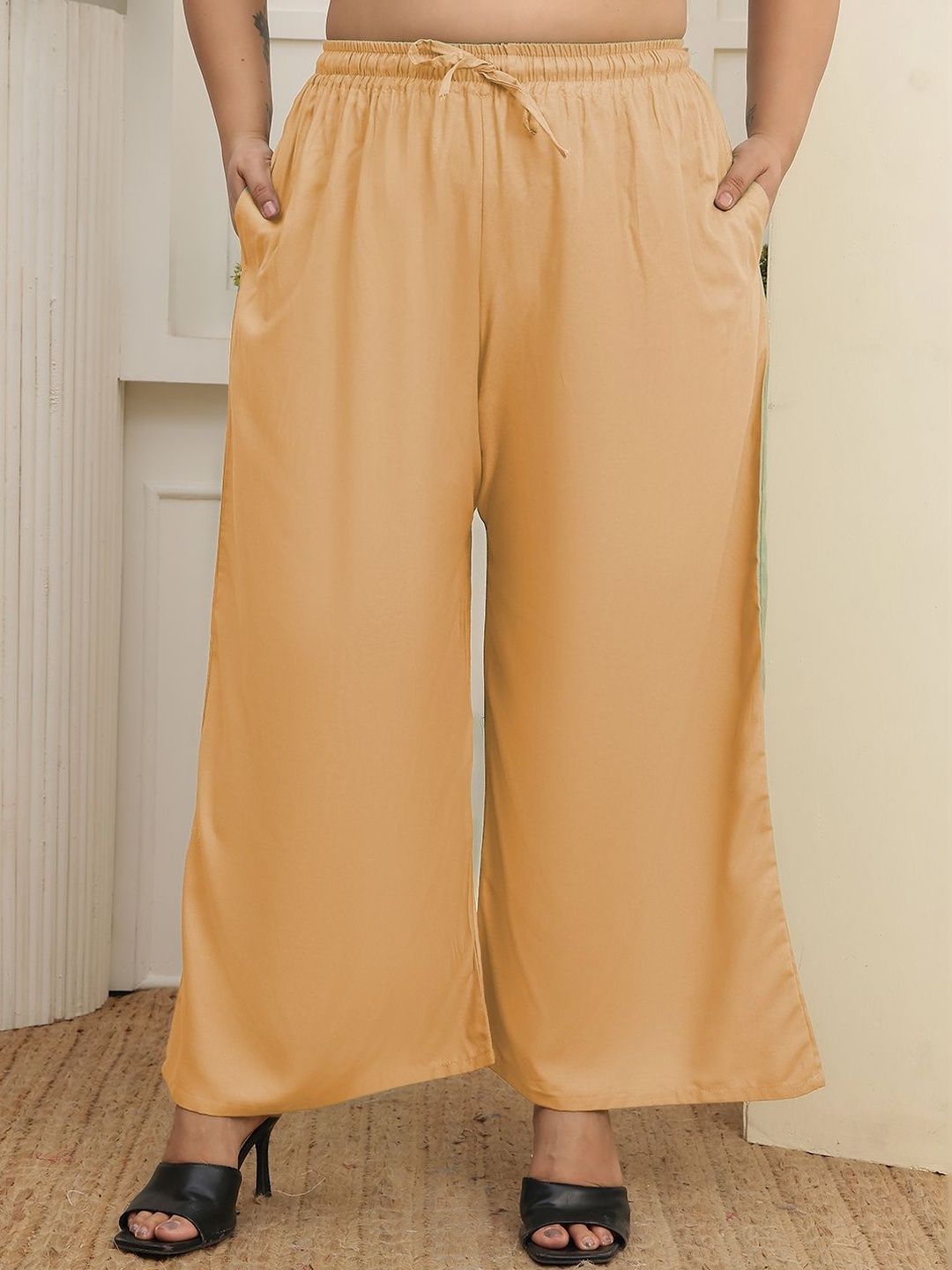 Valles365 by S.C. Women Flared Ethnic Palazzos