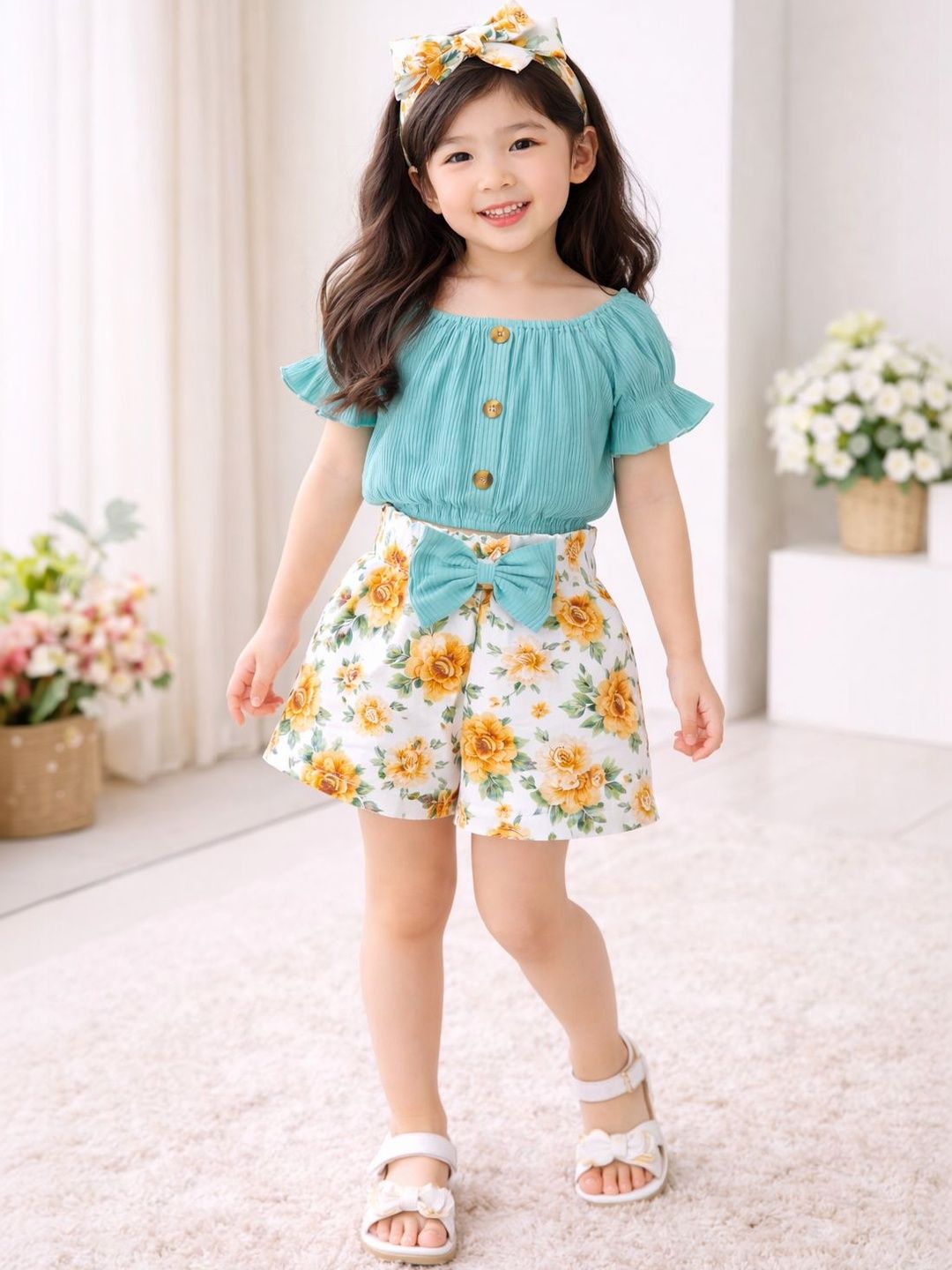 Buy Porpy Girls Top With Shorts -  - Apparel for Girls