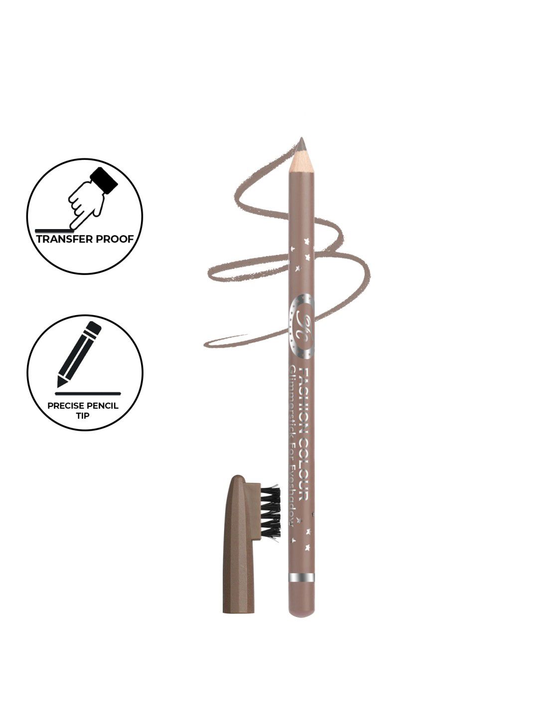 Fashion Colour Professional Long Lasting Eyebrow Pencil with Brush 1.3g- Summer Tan 05