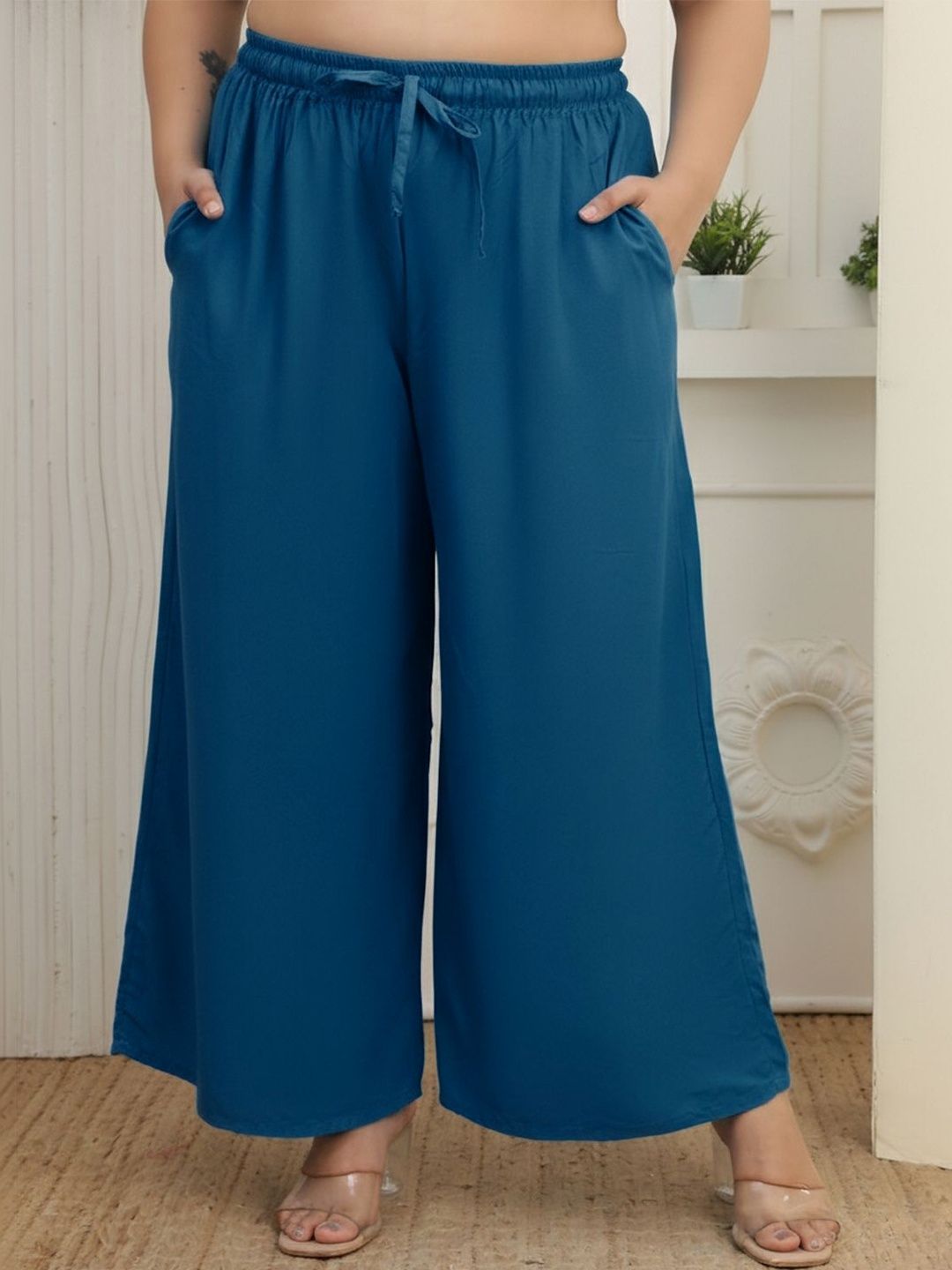 Valles365 by S.C. Women 2 Flared Ethnic Palazzos