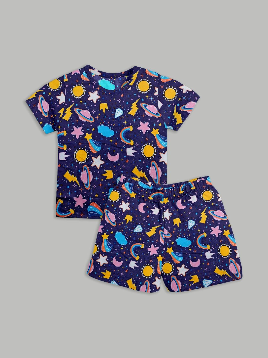 LITBABY Kids Printed Nightdress
