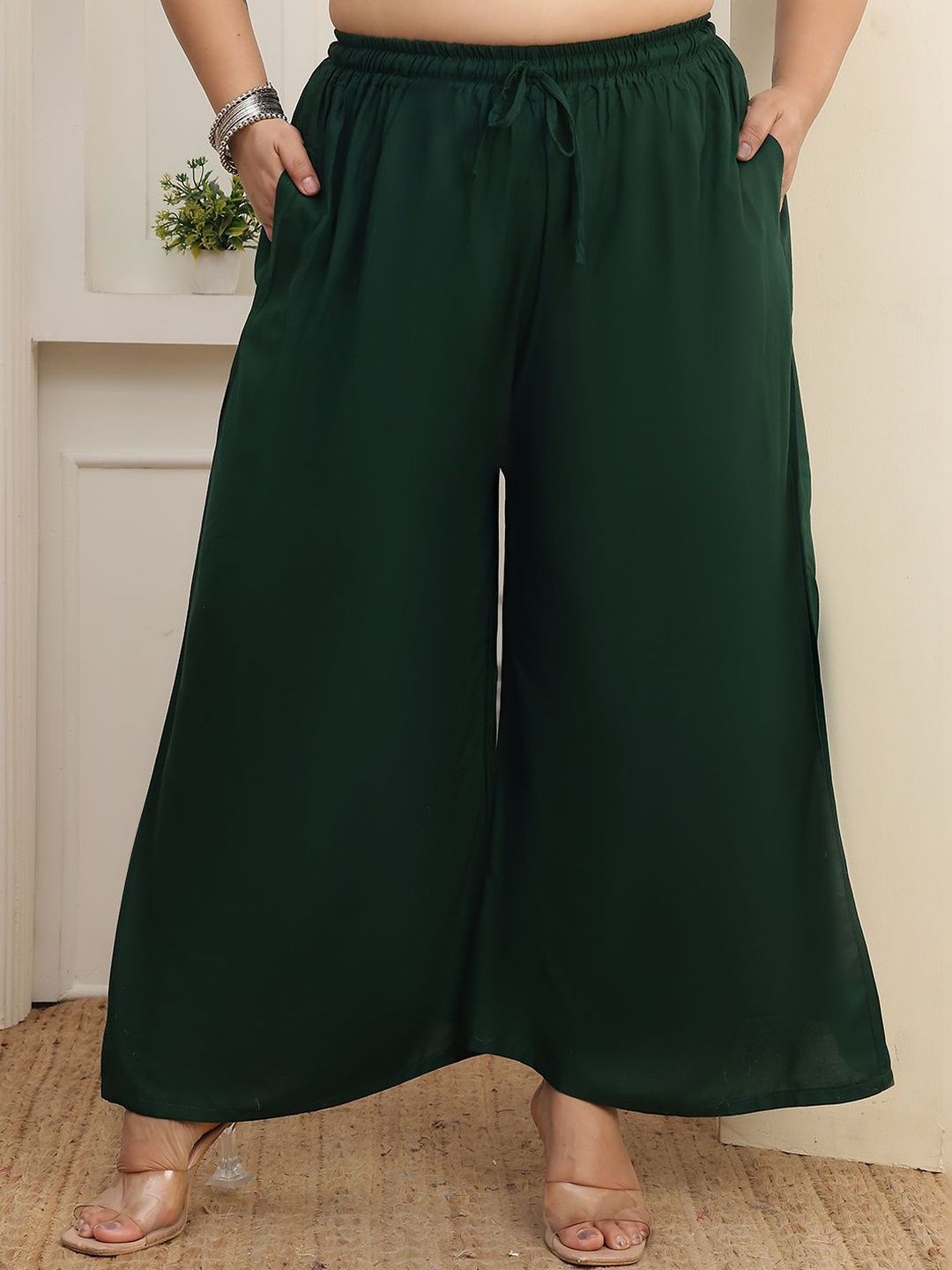 Valles365 by S.C. Women 2 Flared Ethnic Palazzos