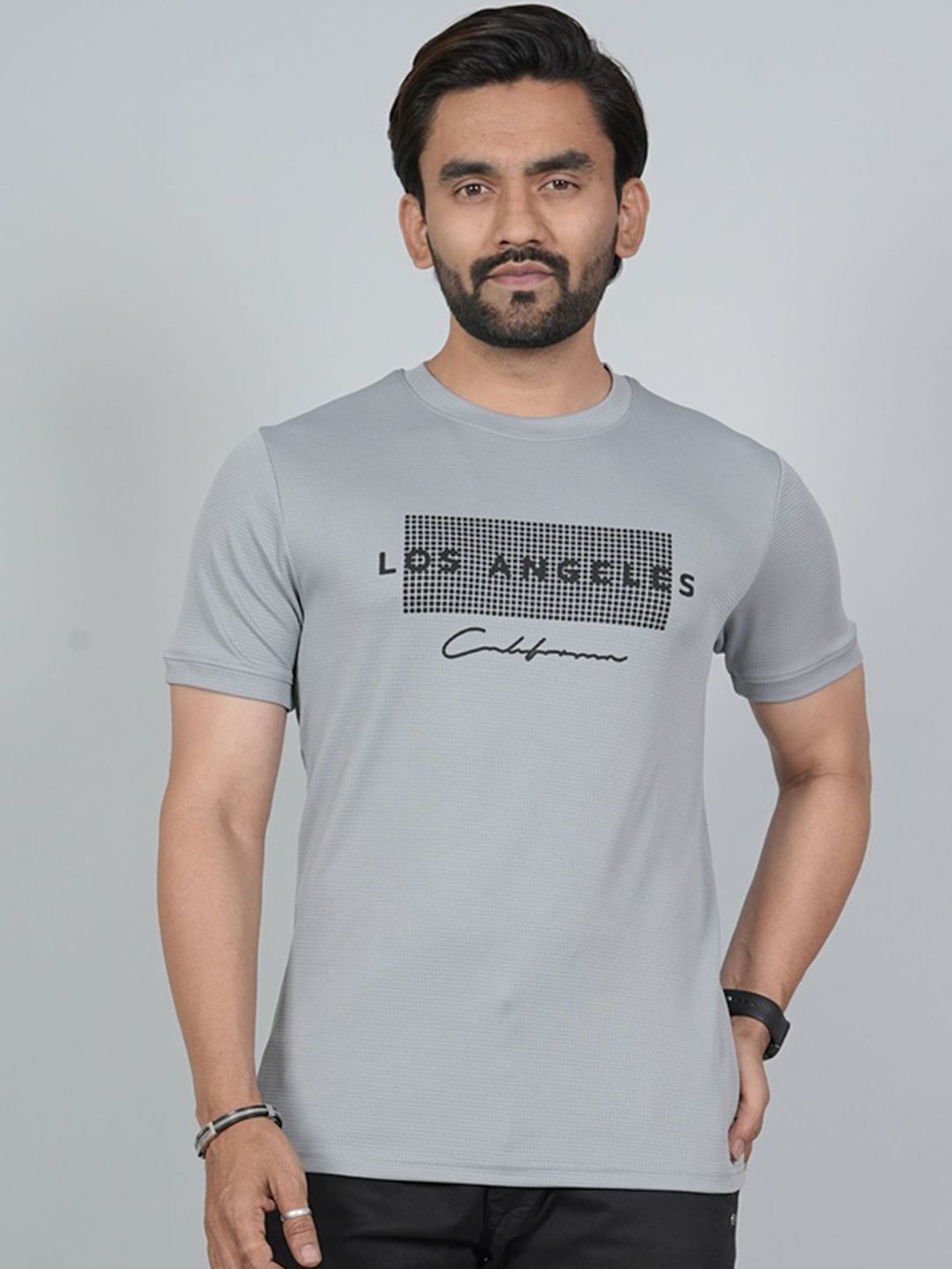 FABRIPPLE Men Typography Printed T-shirt