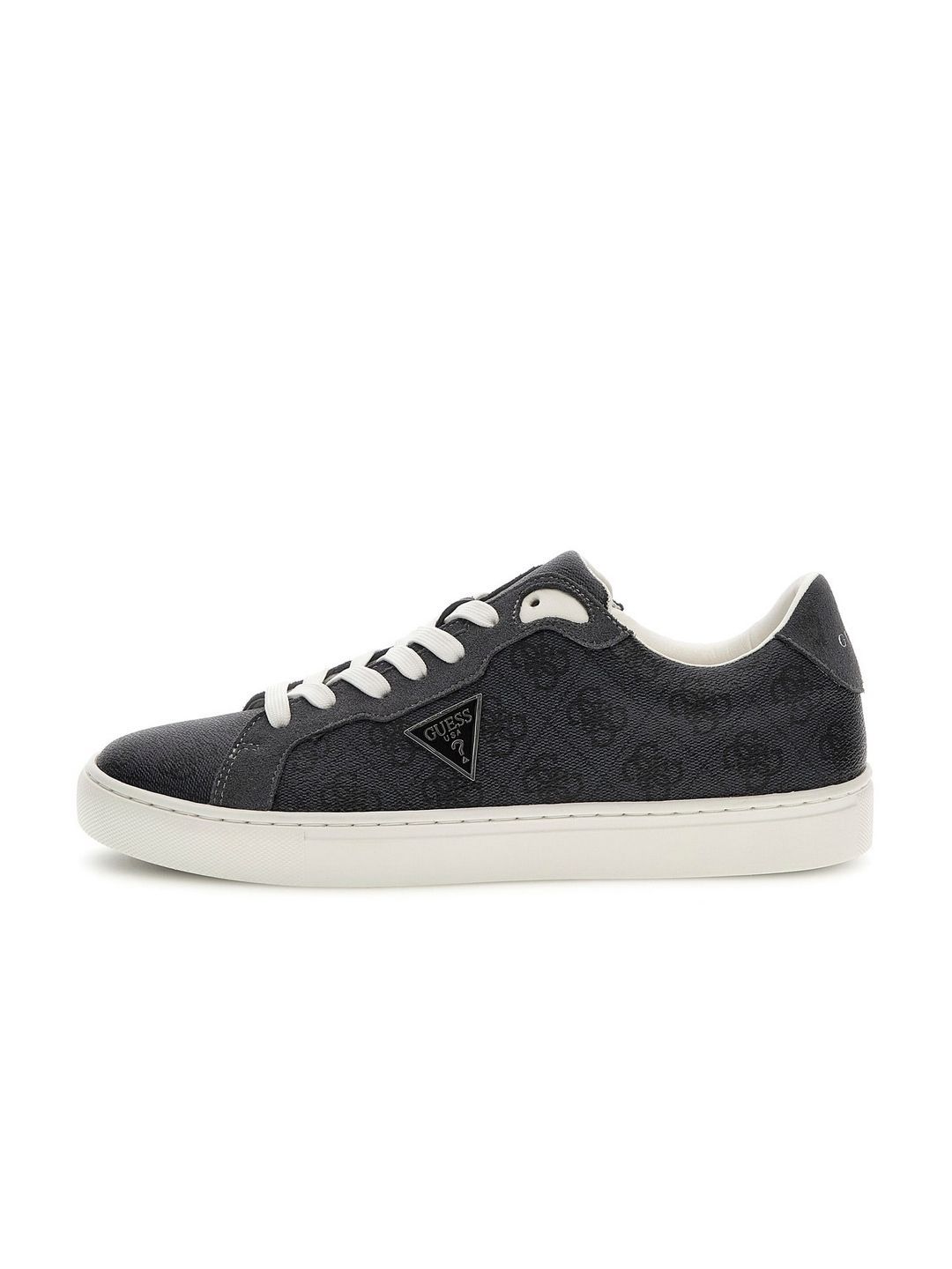 GUESS Men Colourblocked Lace-on Sneakers Shoes