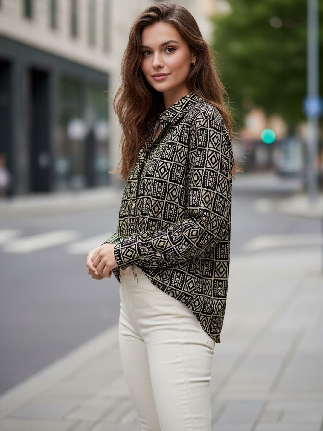 TIRA Women Printed Casual Shirt