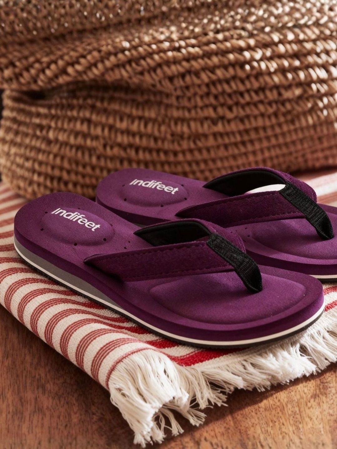 Indifeet Women Thong Flip-Flops