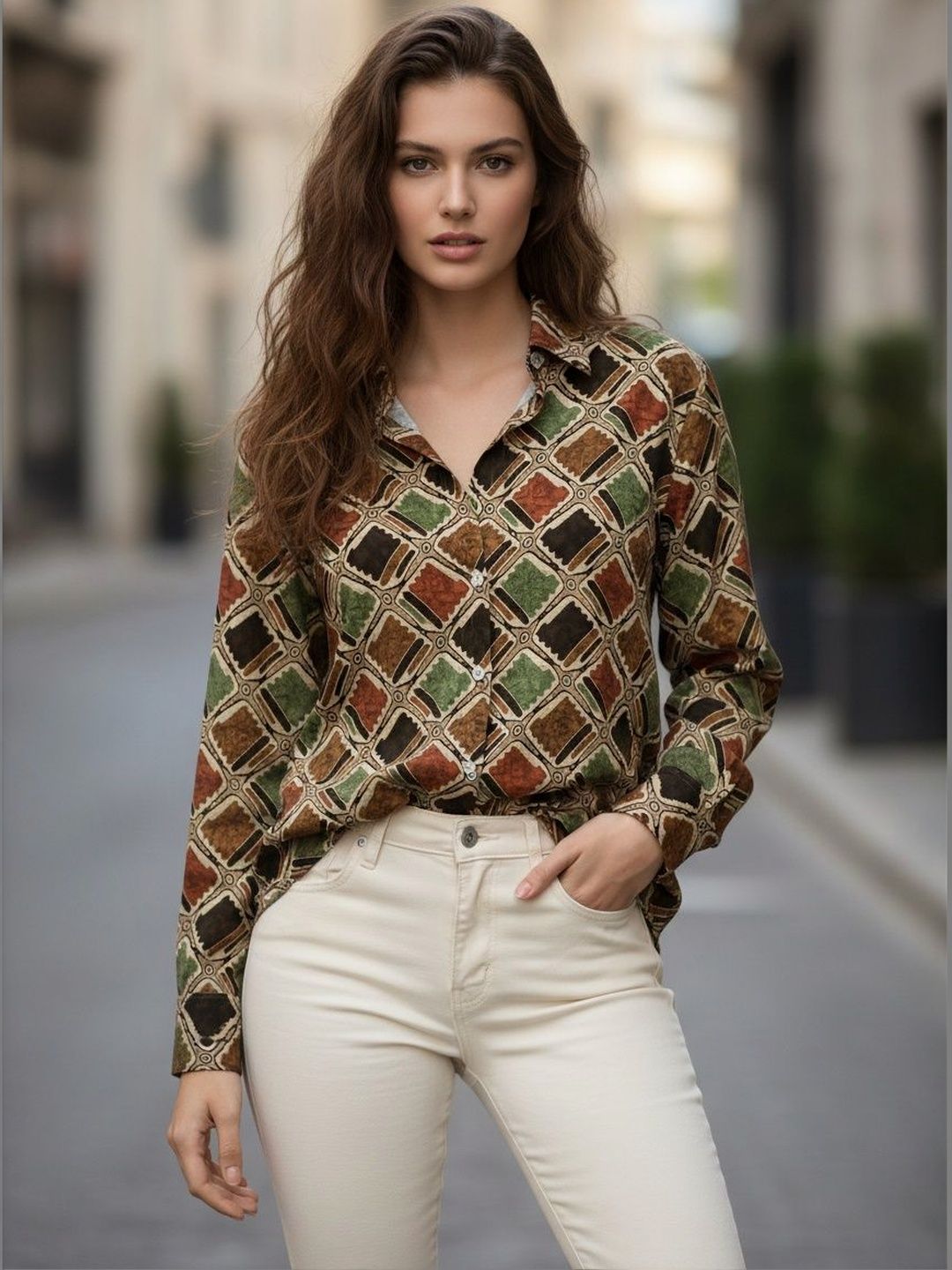 TIRA Women Printed Casual Shirt