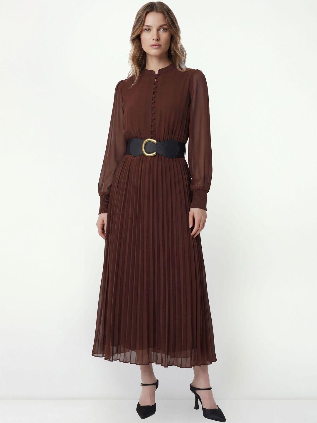 COVER STORY A-Line Midi Dress