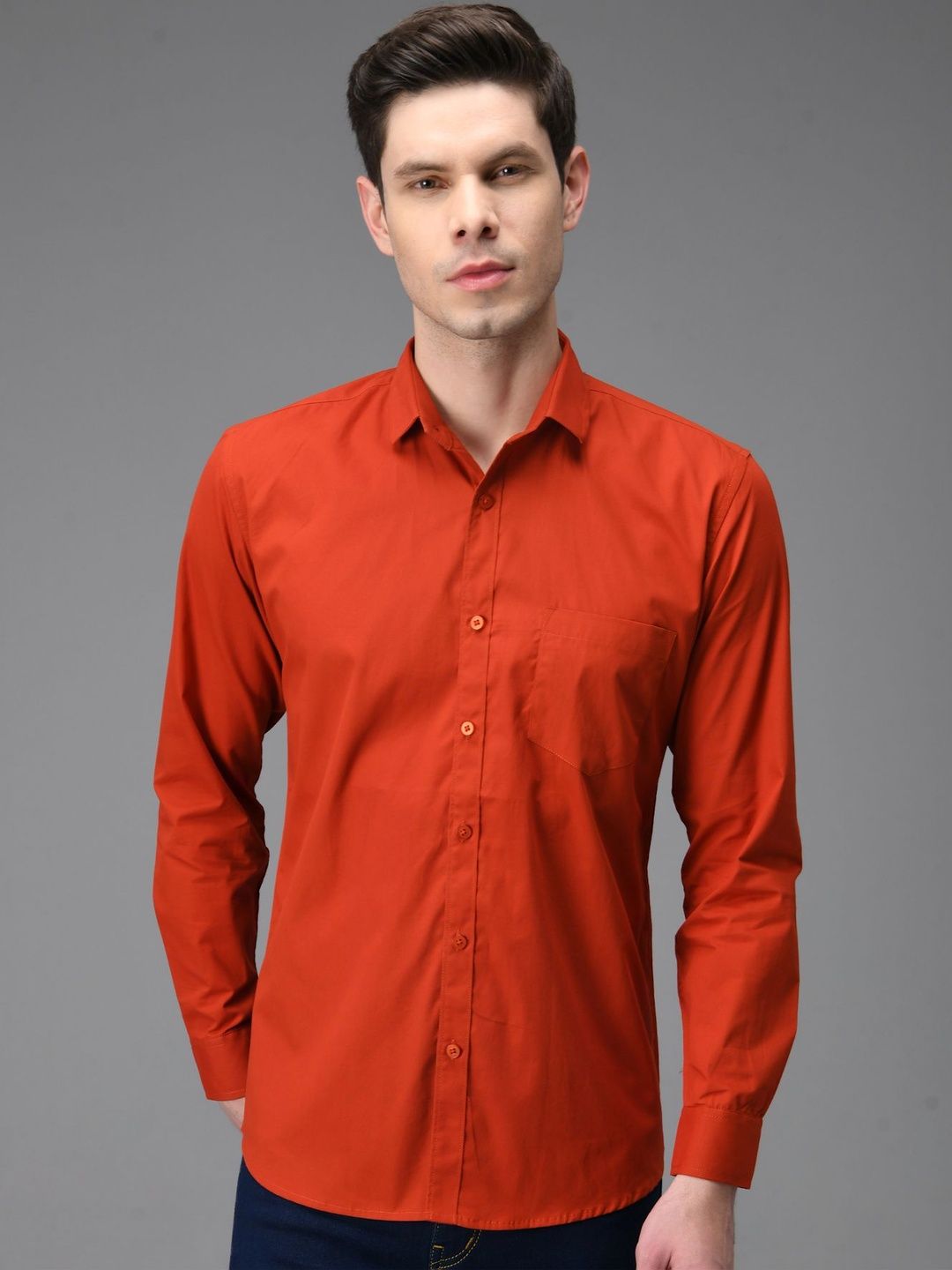 kibit Men Slim Fit Casual Shirt