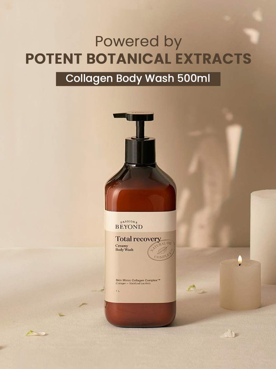 belif Total Recovary Creamy Body Wash With Mimic Collagen Complex 500 ml