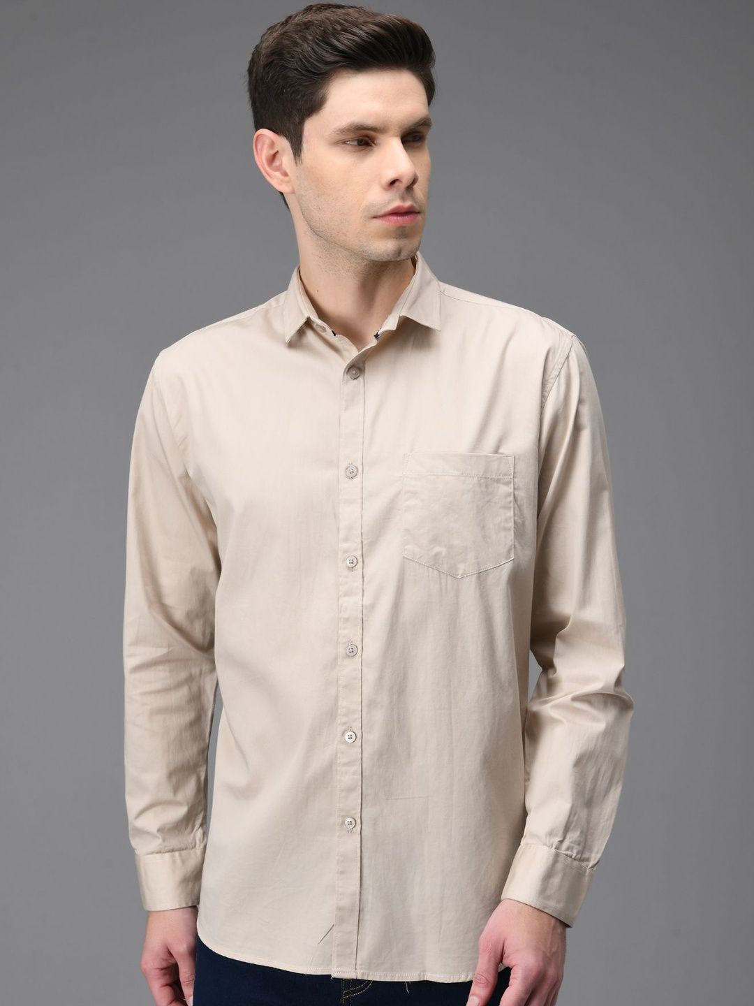kibit Men Slim Fit Casual Shirt