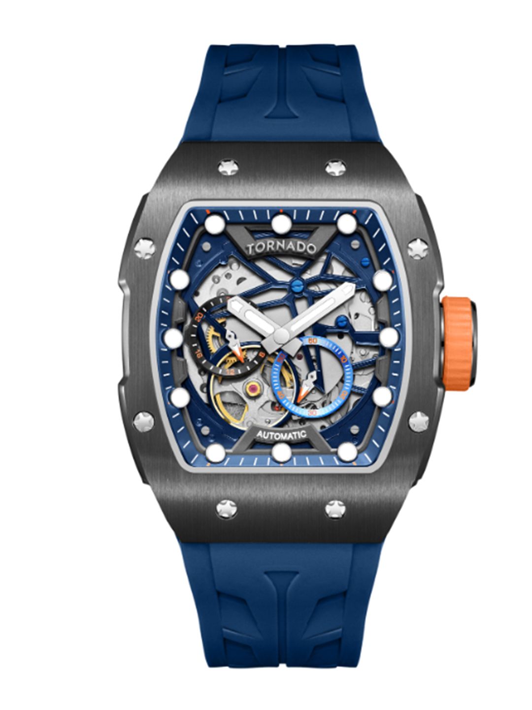 TORNADO Men Dial & Bracelet Style Straps Analogue Automatic Watch T24302-XSNN