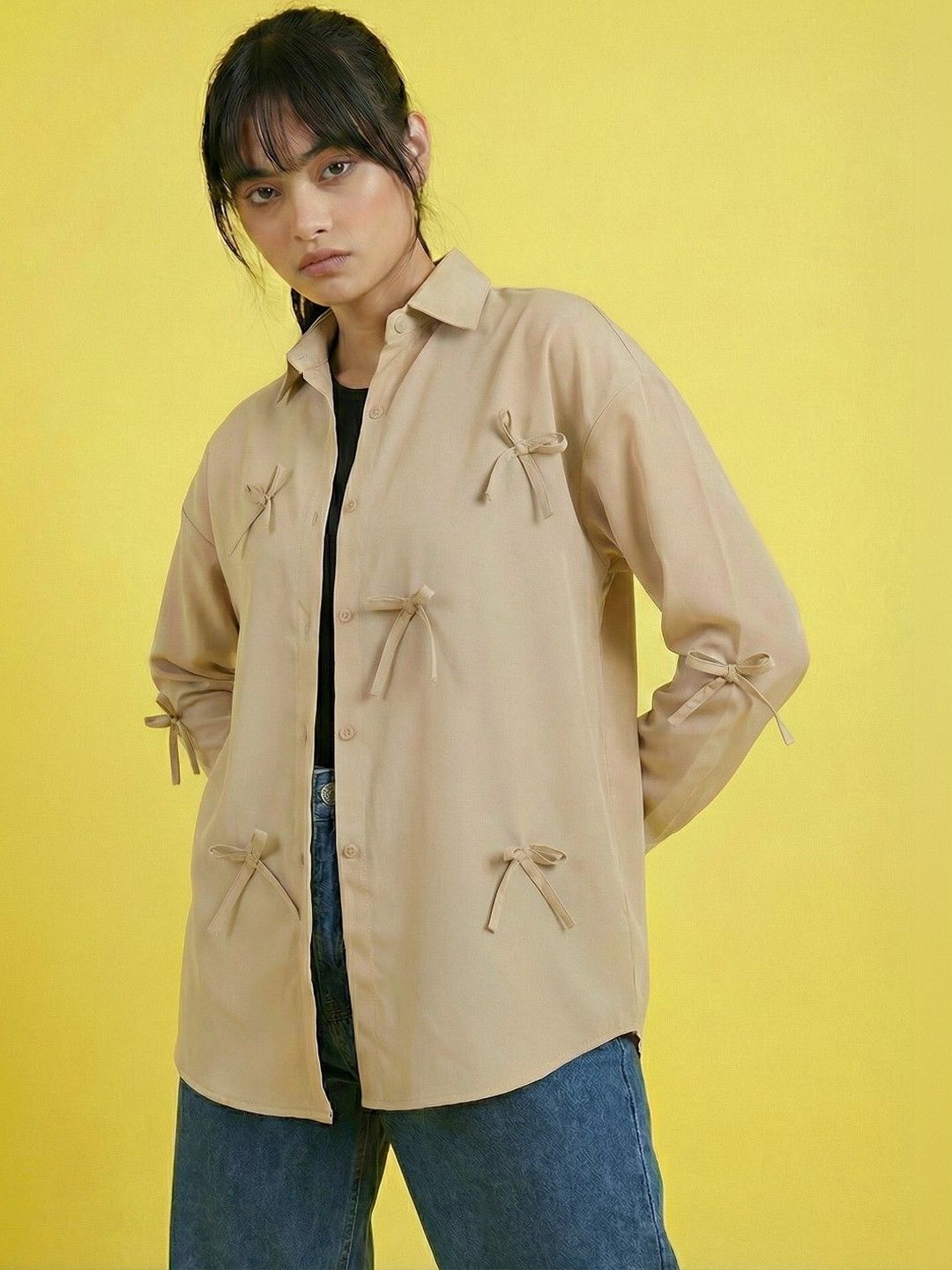 IQOA Women Relaxed Casual Shirt