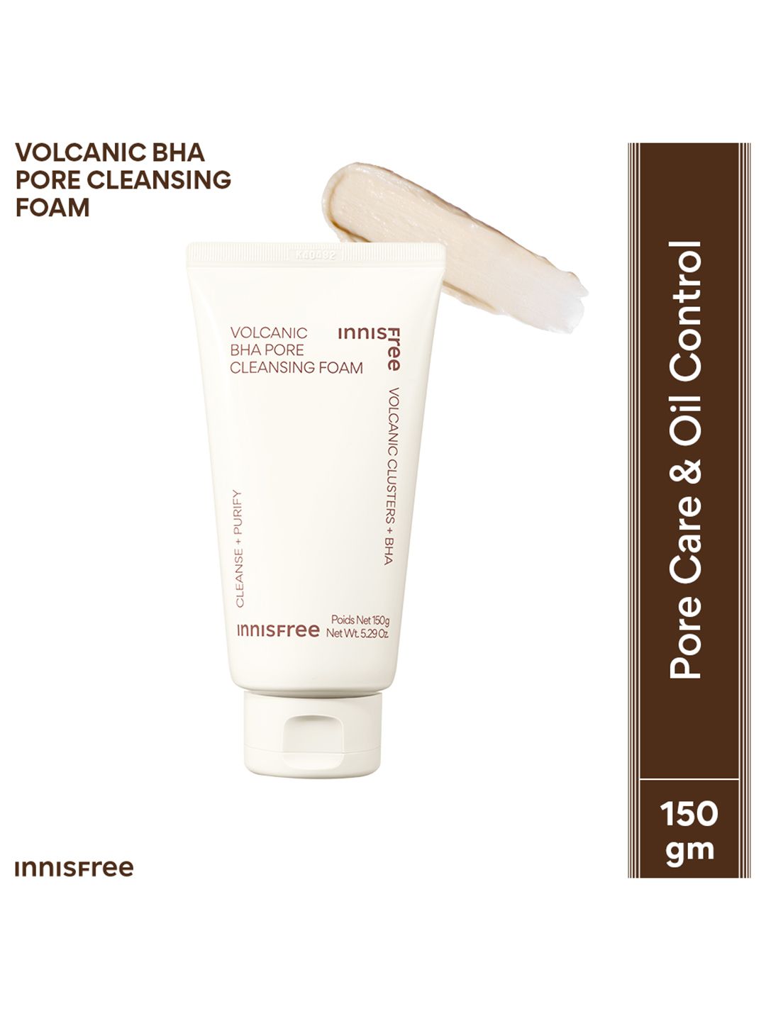 Innisfree Volcanic Pore BHA Cleansing Foam Face Wash - 150g