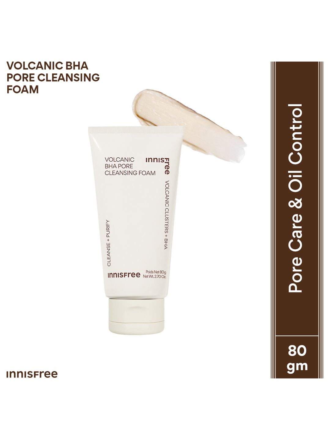 Innisfree Volcanic Clusters BHA Foaming Daily Cleanser 80g