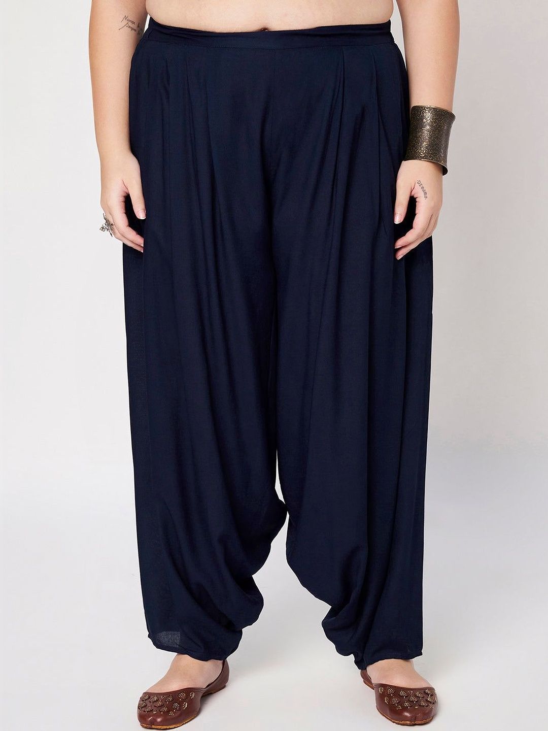 9rasa Women Loose Fit Harem Pants