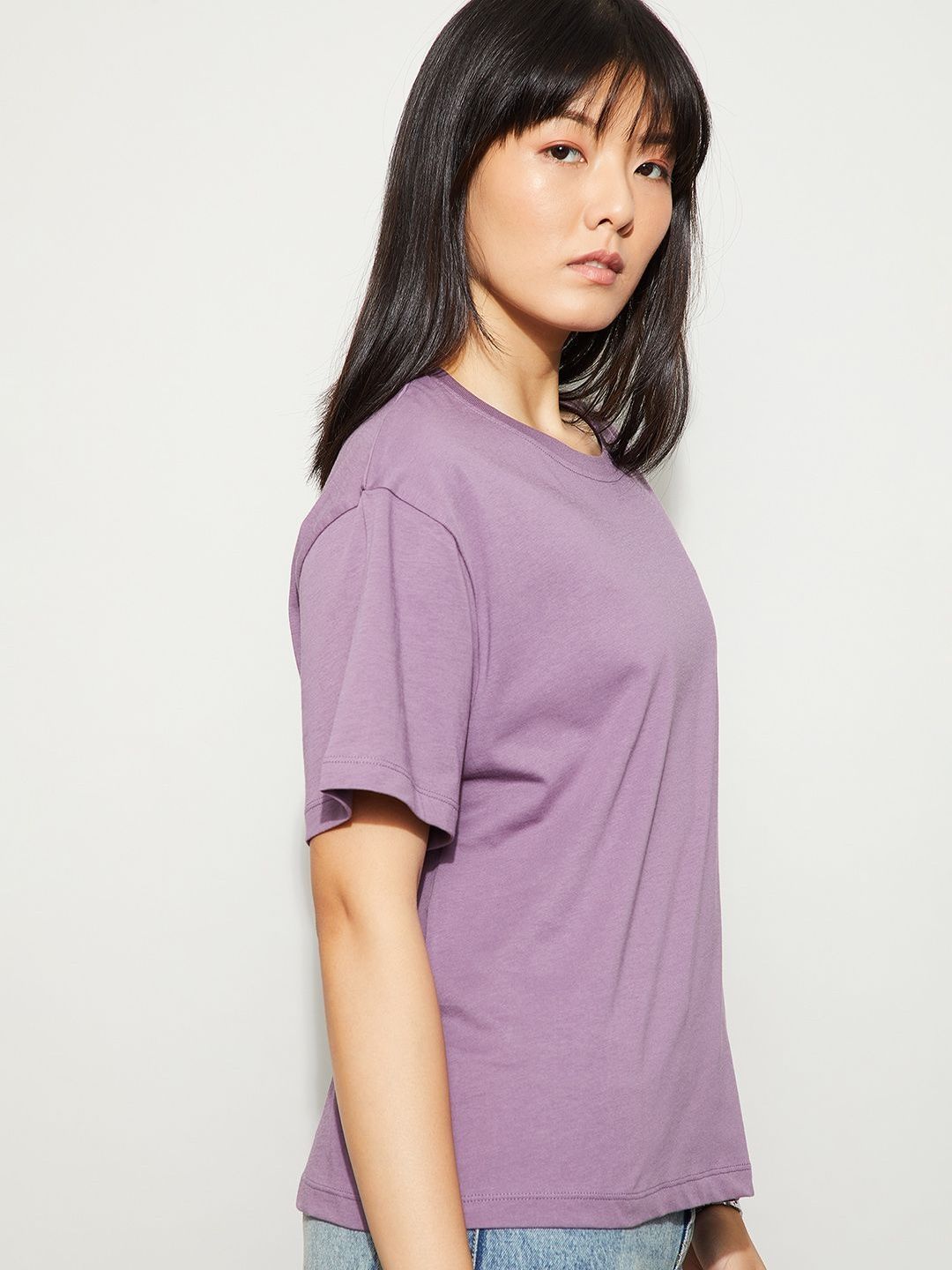 Fame Forever by Lifestyle Women Drop-Shoulder Sleeves T-shirt
