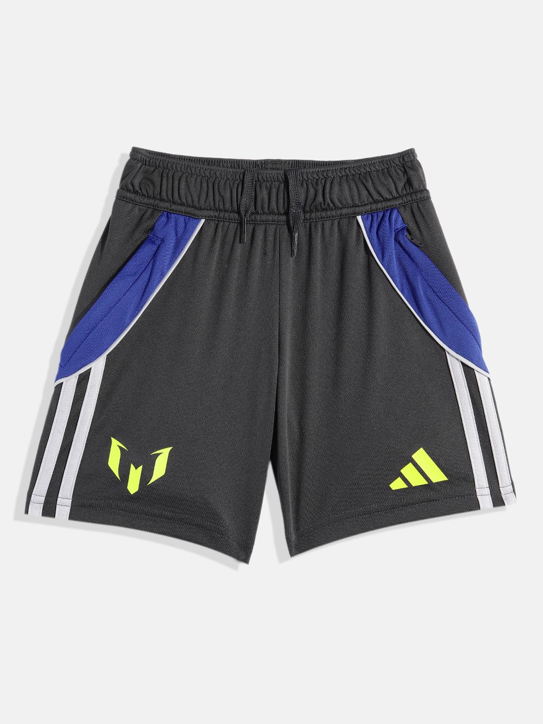 ADIDAS Unisex Kids Colourblocked Aeroready Messi Football Sports Shorts