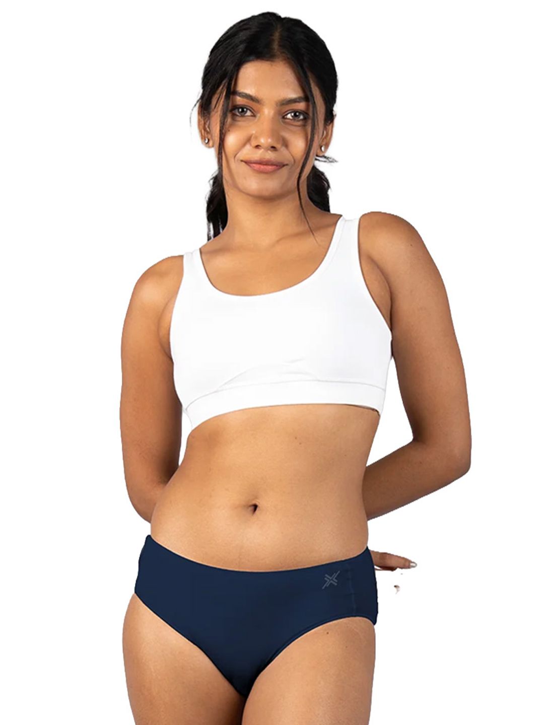 LAVOS Mid-Rise No Marking Anti Bacterial Bamboo Cotton Hipster Briefs