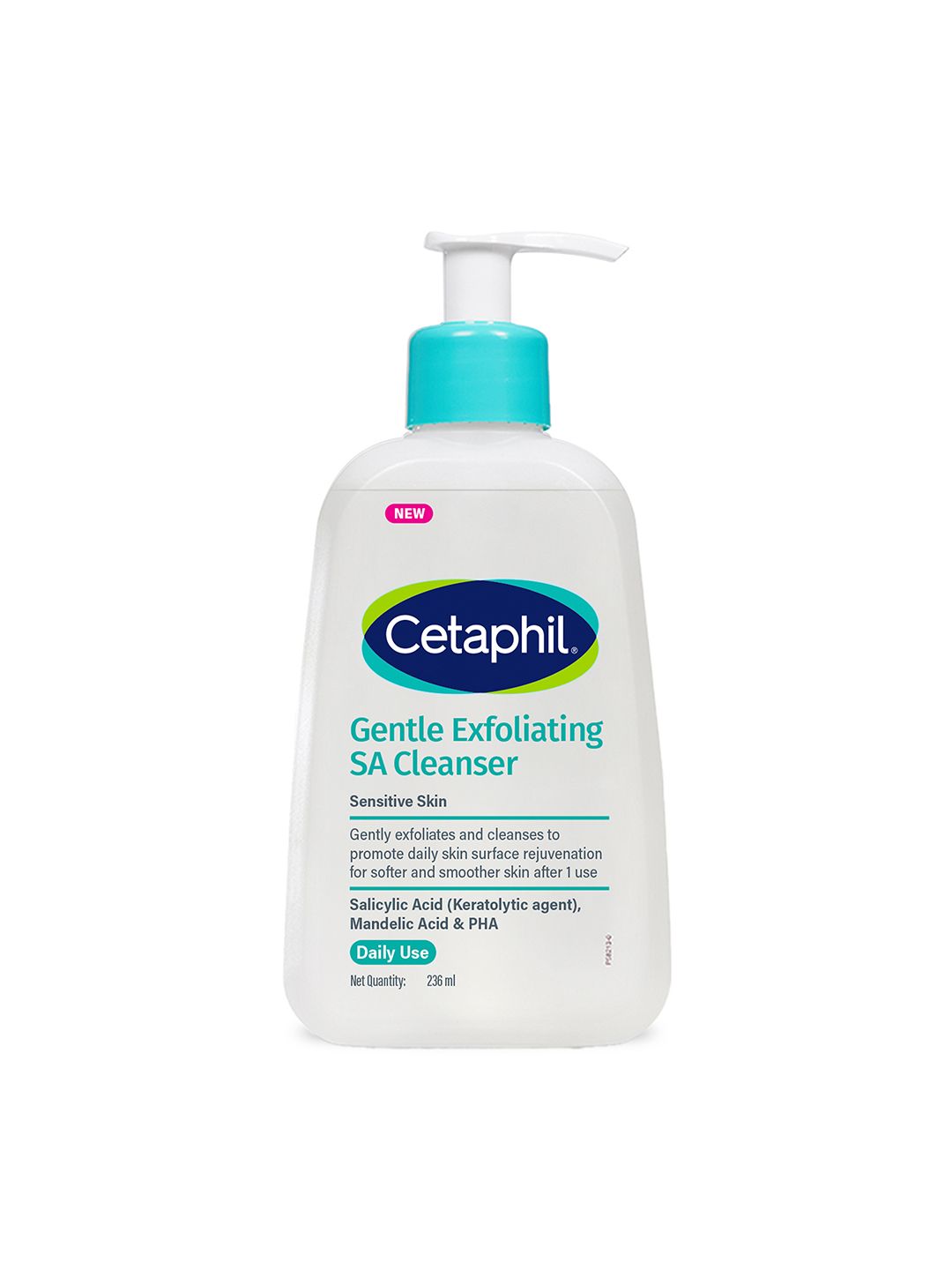 Cetaphil Gentle Exfoliating SA Cleanser with Mandelic Acid for Sensitive Skin - 236 ml