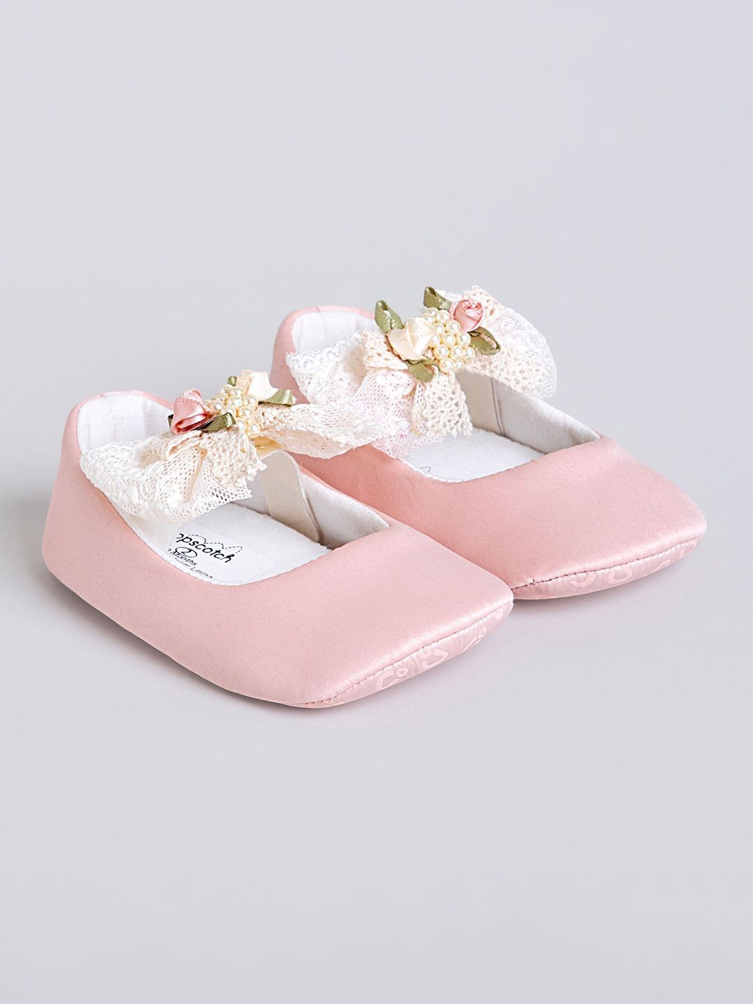 Hopscotch Bow Embellished Booties