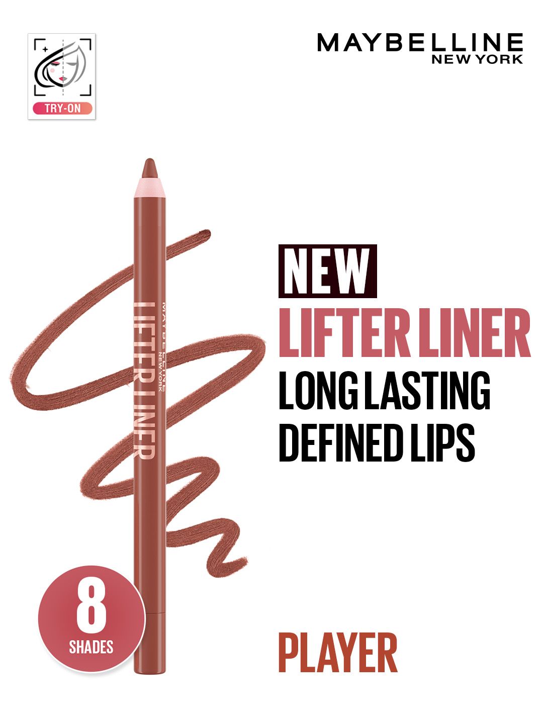 Buy Maybelline New York Lifter Liner Lip Liner Pencil With Hyaluronic Acid   Player -  - Personal Care for Women