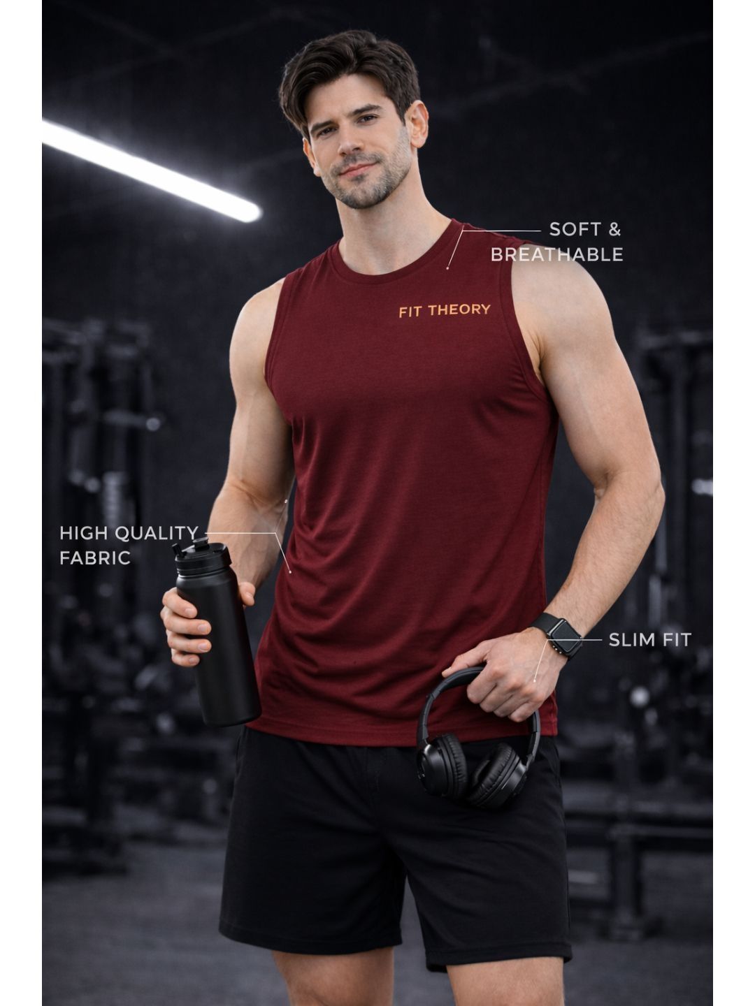 THEFITTHEORY Men Tank Top