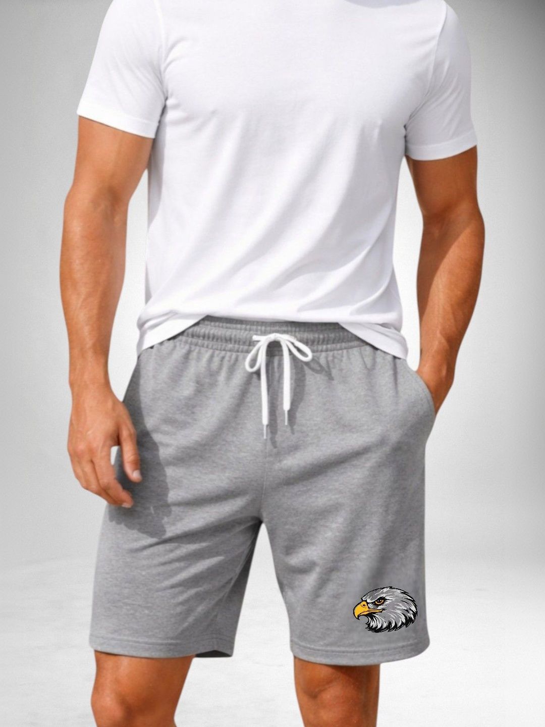 Moda Rapido Men Graphic Printed Mid-Rise Shorts