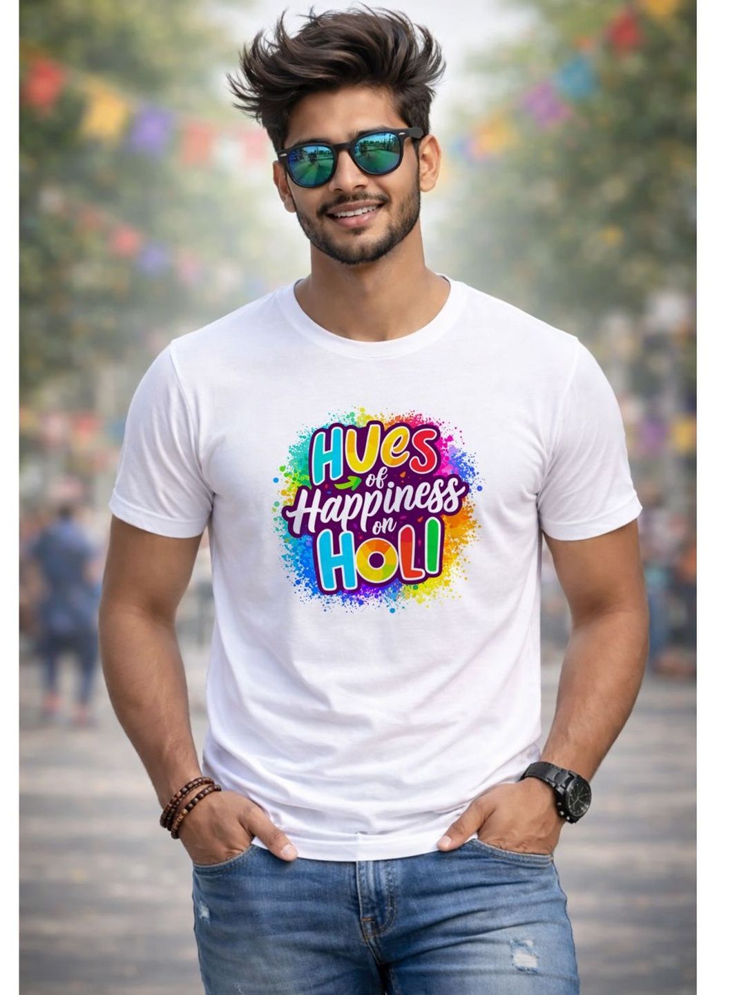 Triptee Men Typography Printed T-shirt
