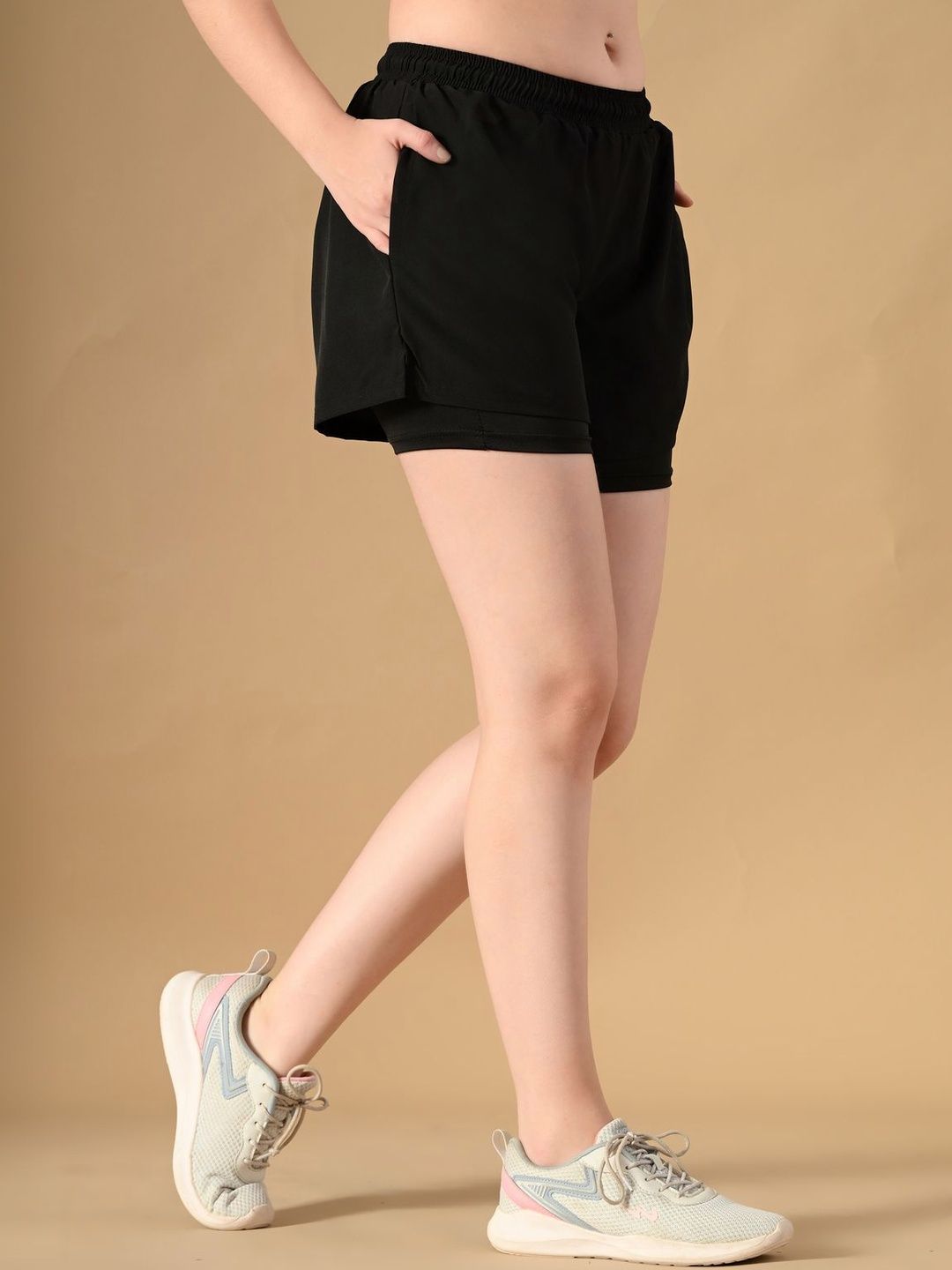 Women Training or Gym Sports Shorts 5