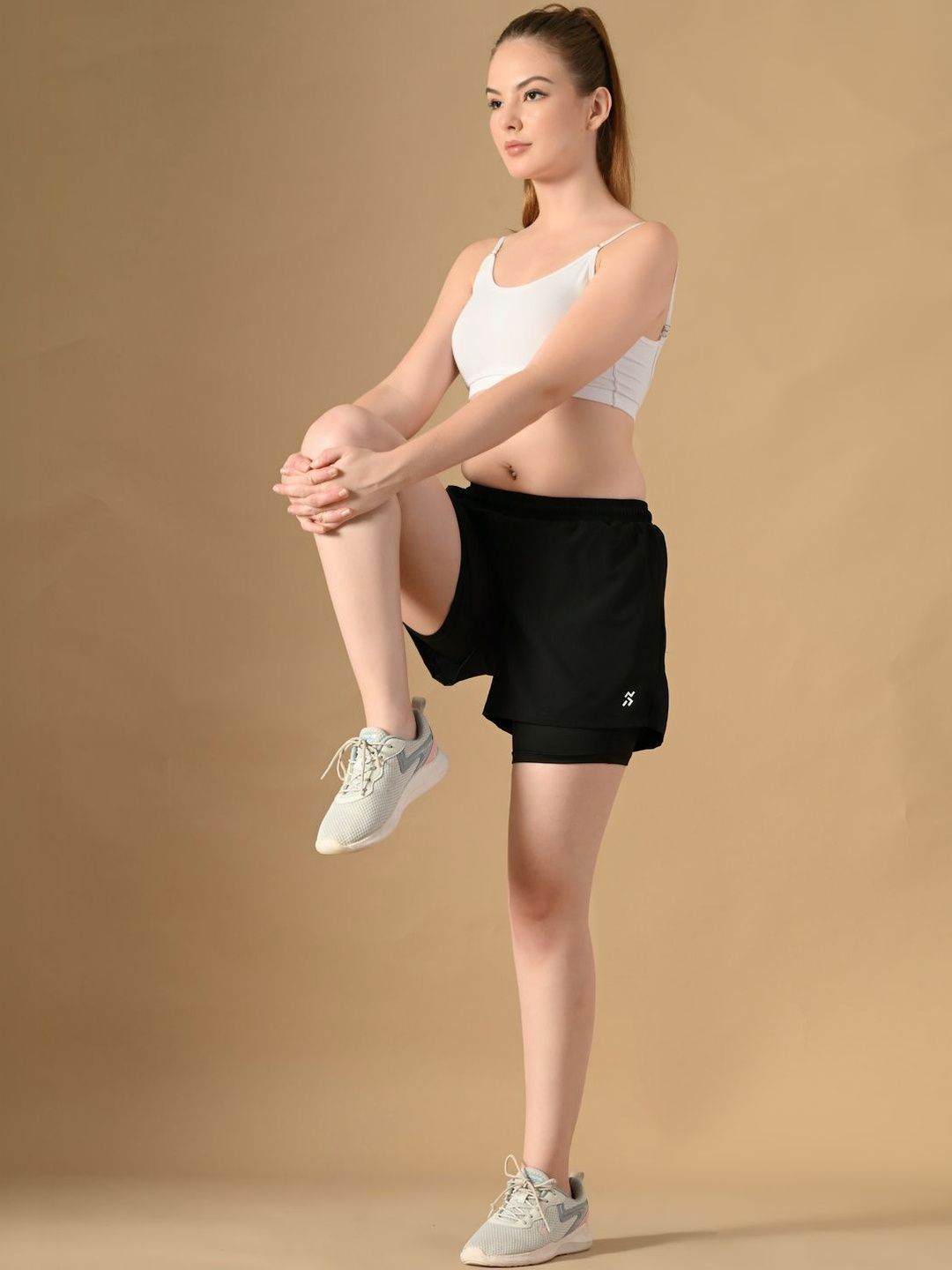 Women Training or Gym Sports Shorts 6
