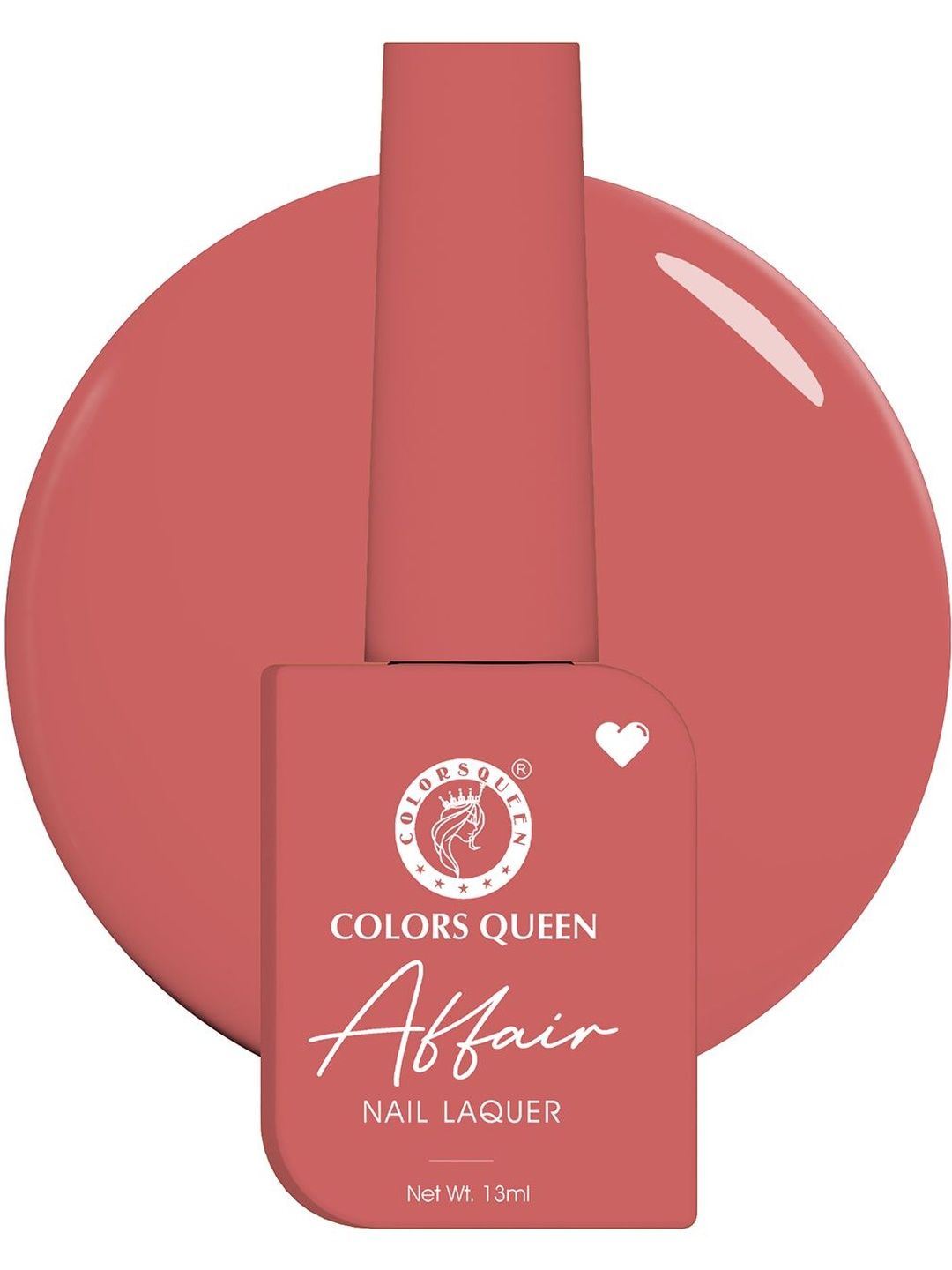 Colors Queen Affair Matte Long Lasting Nail Lacquer - Blushing Petal 15 - 13 ml