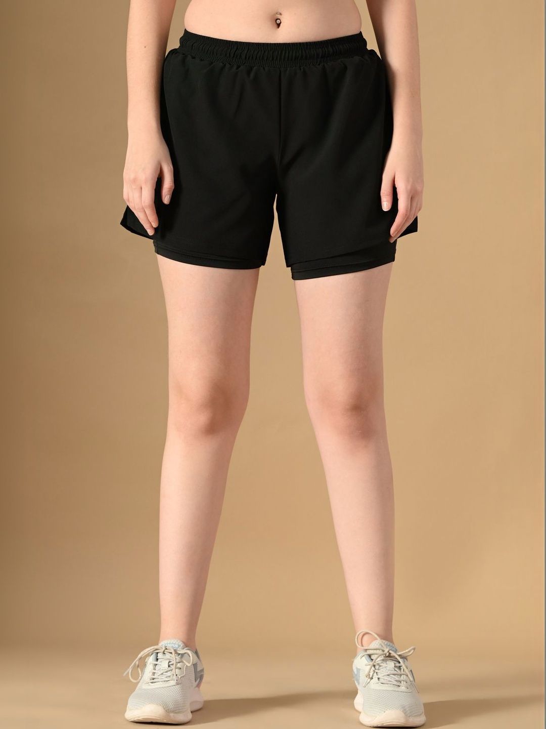 Women Training or Gym Sports Shorts 4