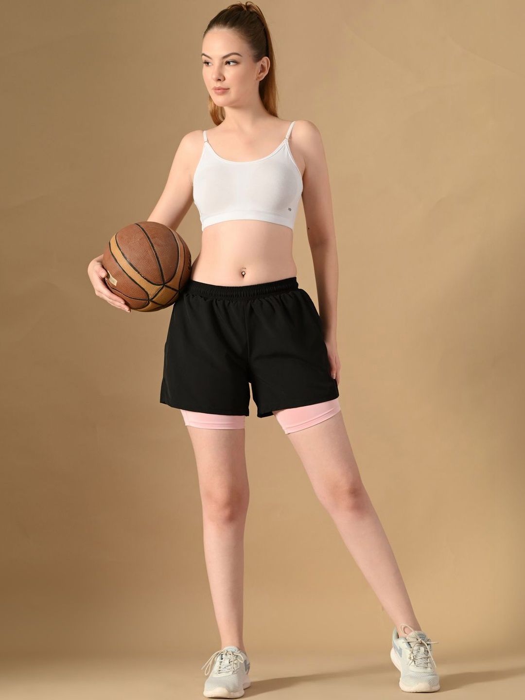 Women Training or Gym Sports Shorts 6