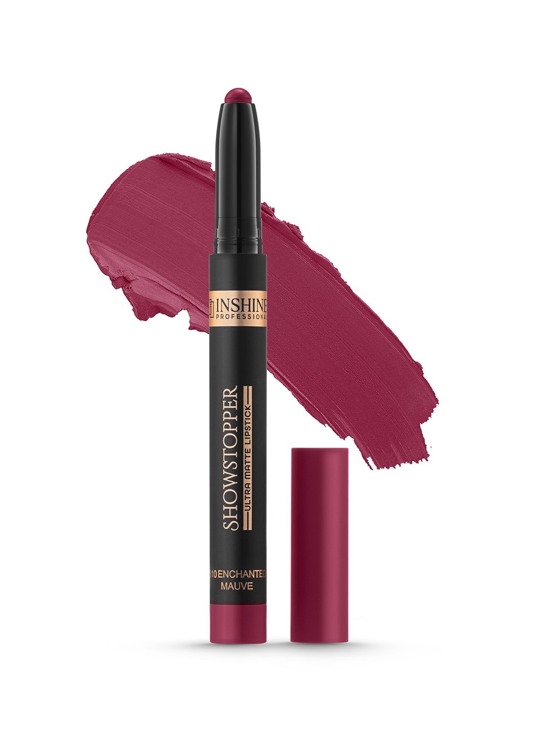 Inshine Showstopper Long-Lasting Ultra Matte Bullet Lipstick -  3 g - 810 Enchanted Mauve