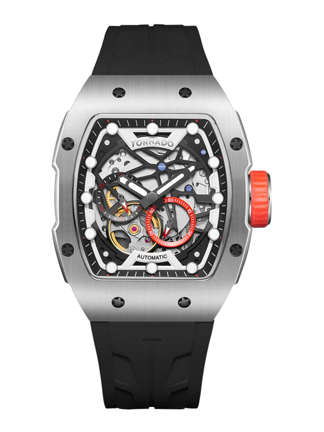 TORNADO Men Dial & Straps Analogue Automatic Watch T24302-SSBB