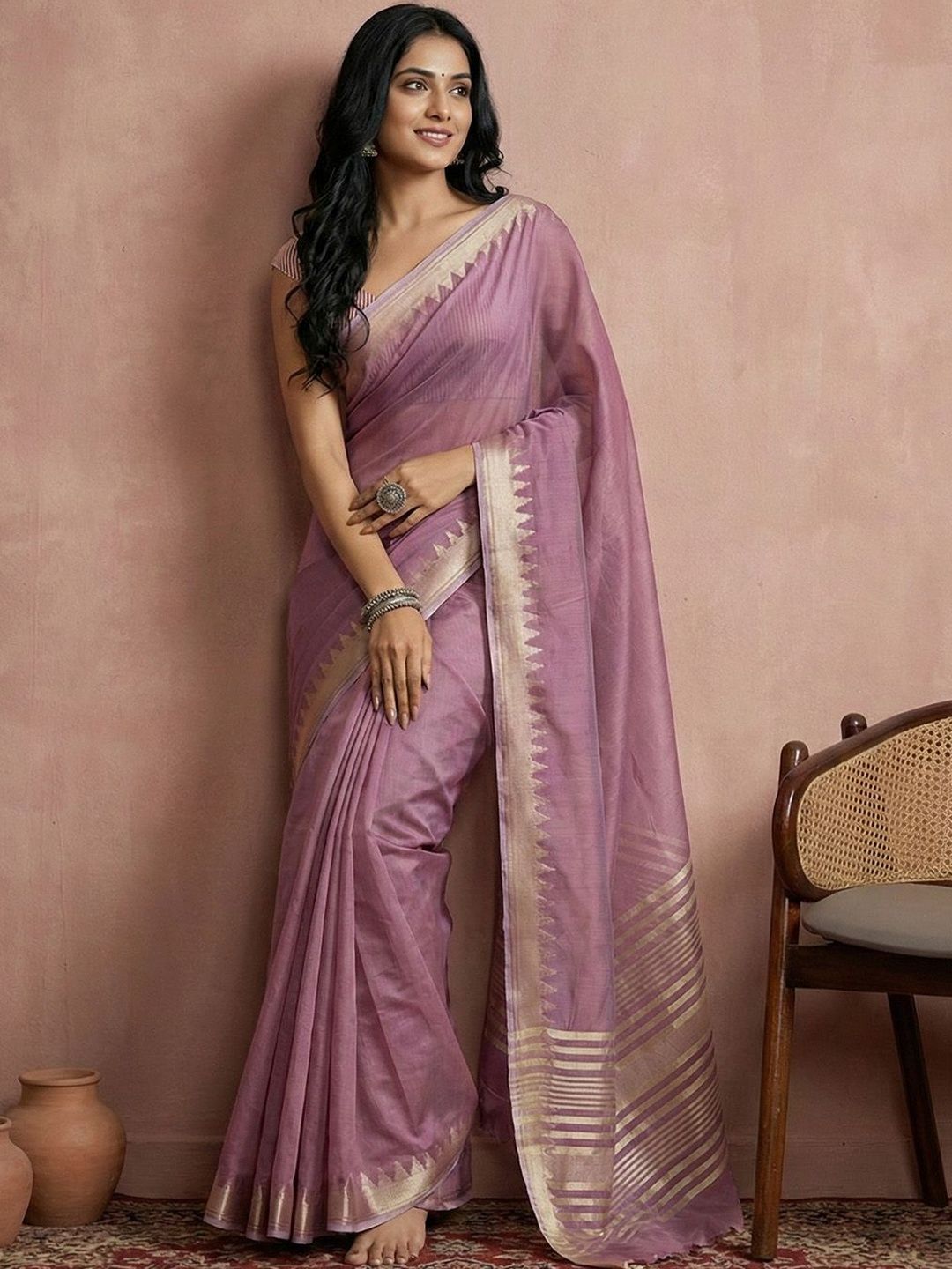 Sutriti Woven Design Silk Cotton Handloom Saree