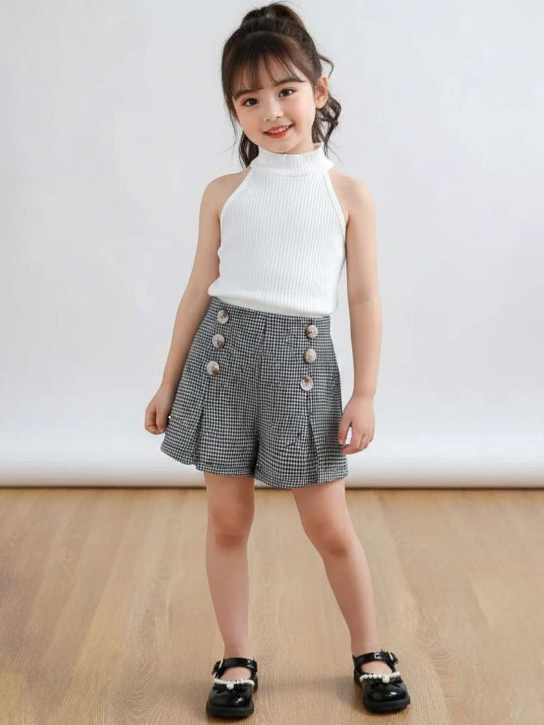 LA3MINE Solid Top with Shorts