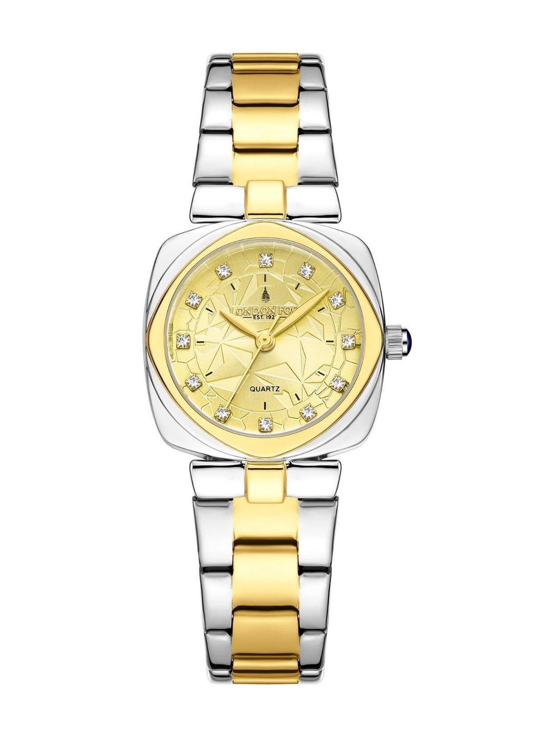 LONDON FOG Women Embellished Dial & Stainless Steel Bracelet Style Straps Analogue Watch LFW20001-22