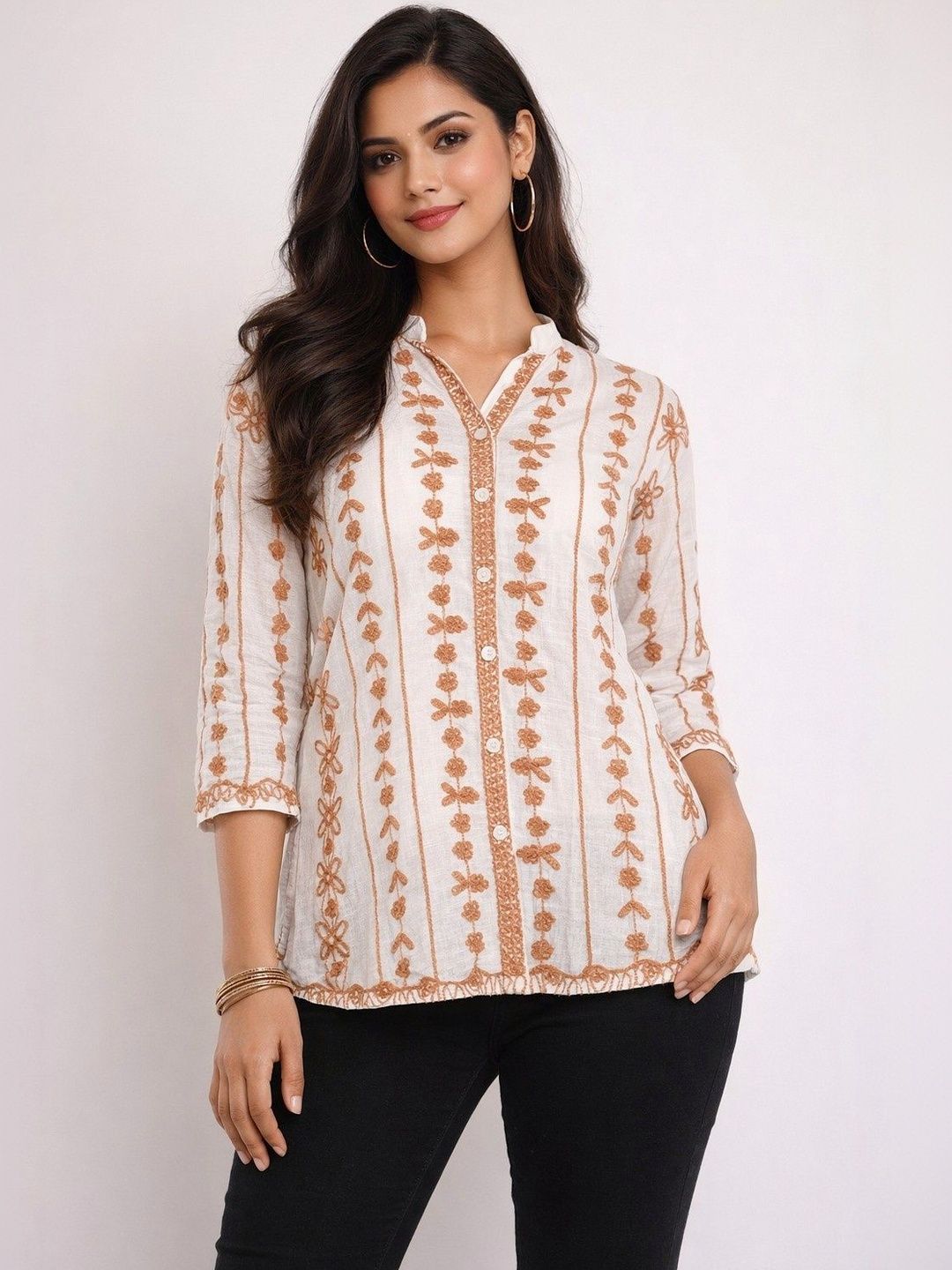 Buy UNDERLOOP Women Printed Casual Shirt - Shirts for Women