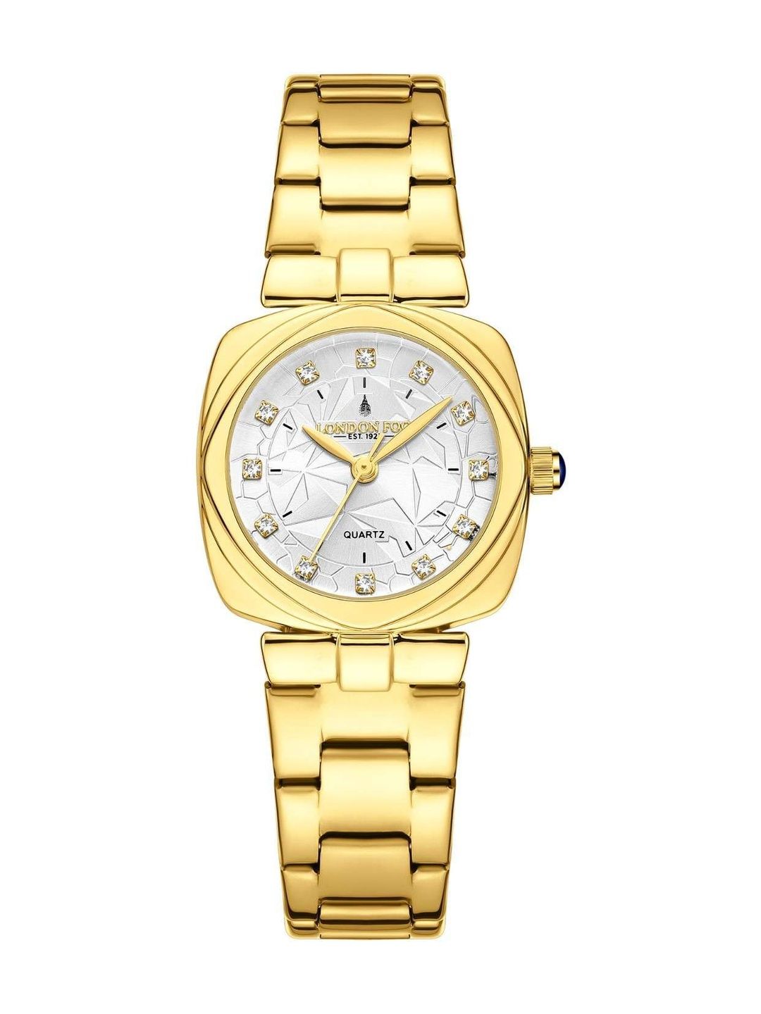 LONDON FOG Women Embellished Dial & Stainless Steel Bracelet Style Straps Analogue Watch LFW20001-33