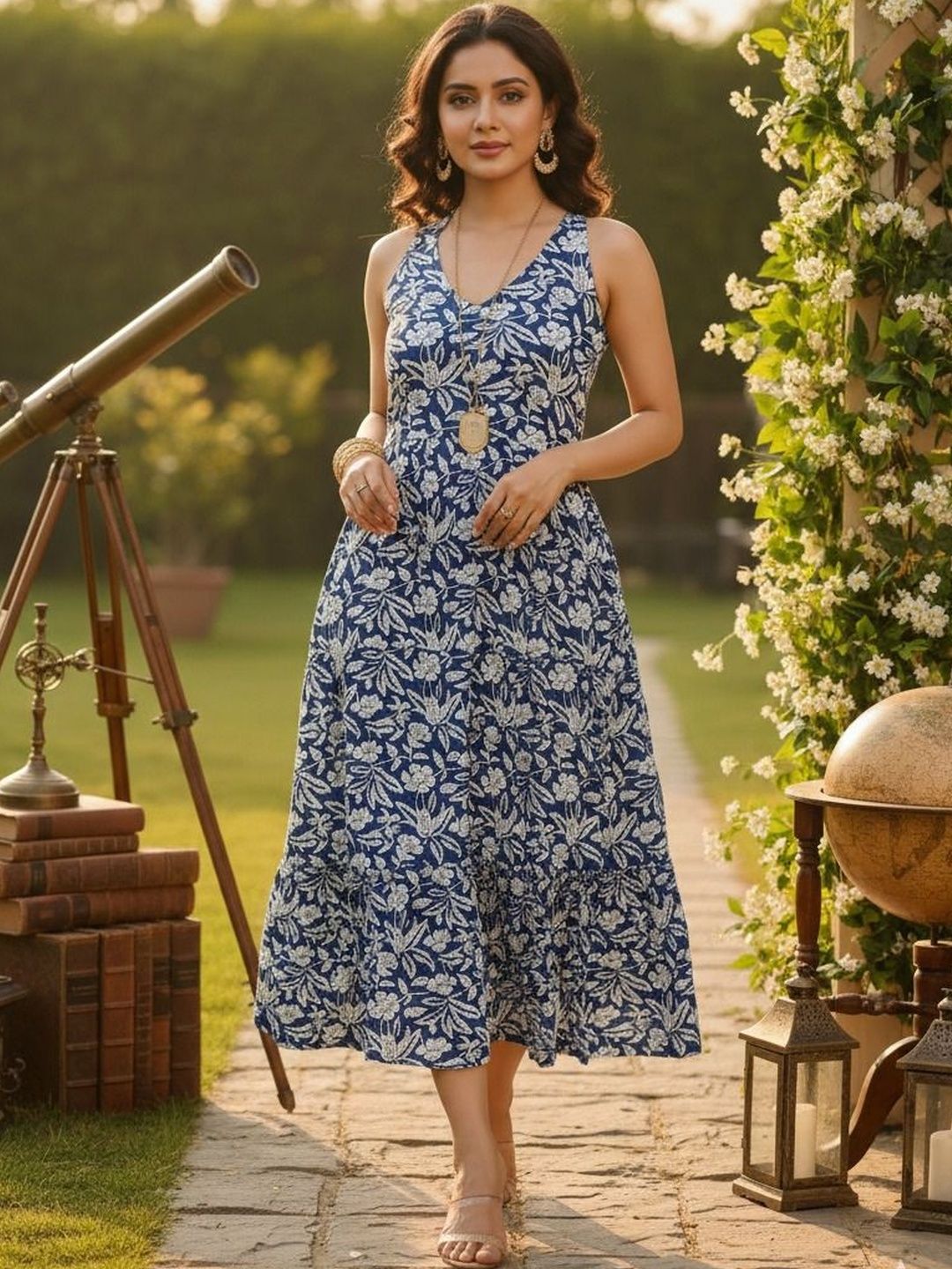 Demirner Women Floral Printed Kurta
