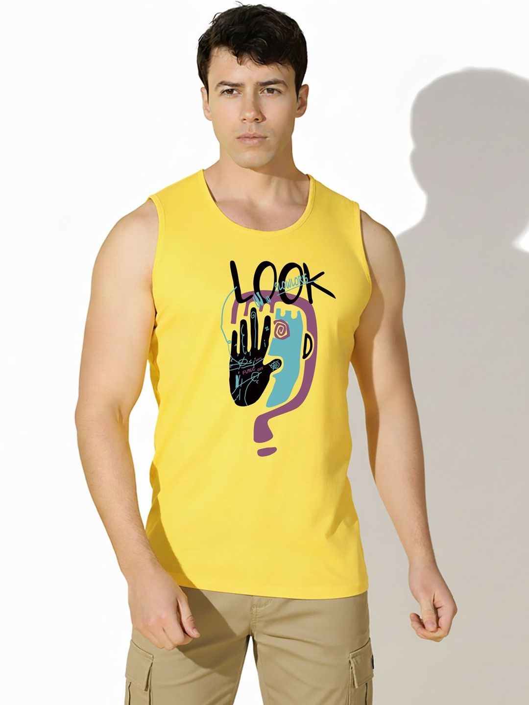 SLOWLORIS Printed Cotton Tank