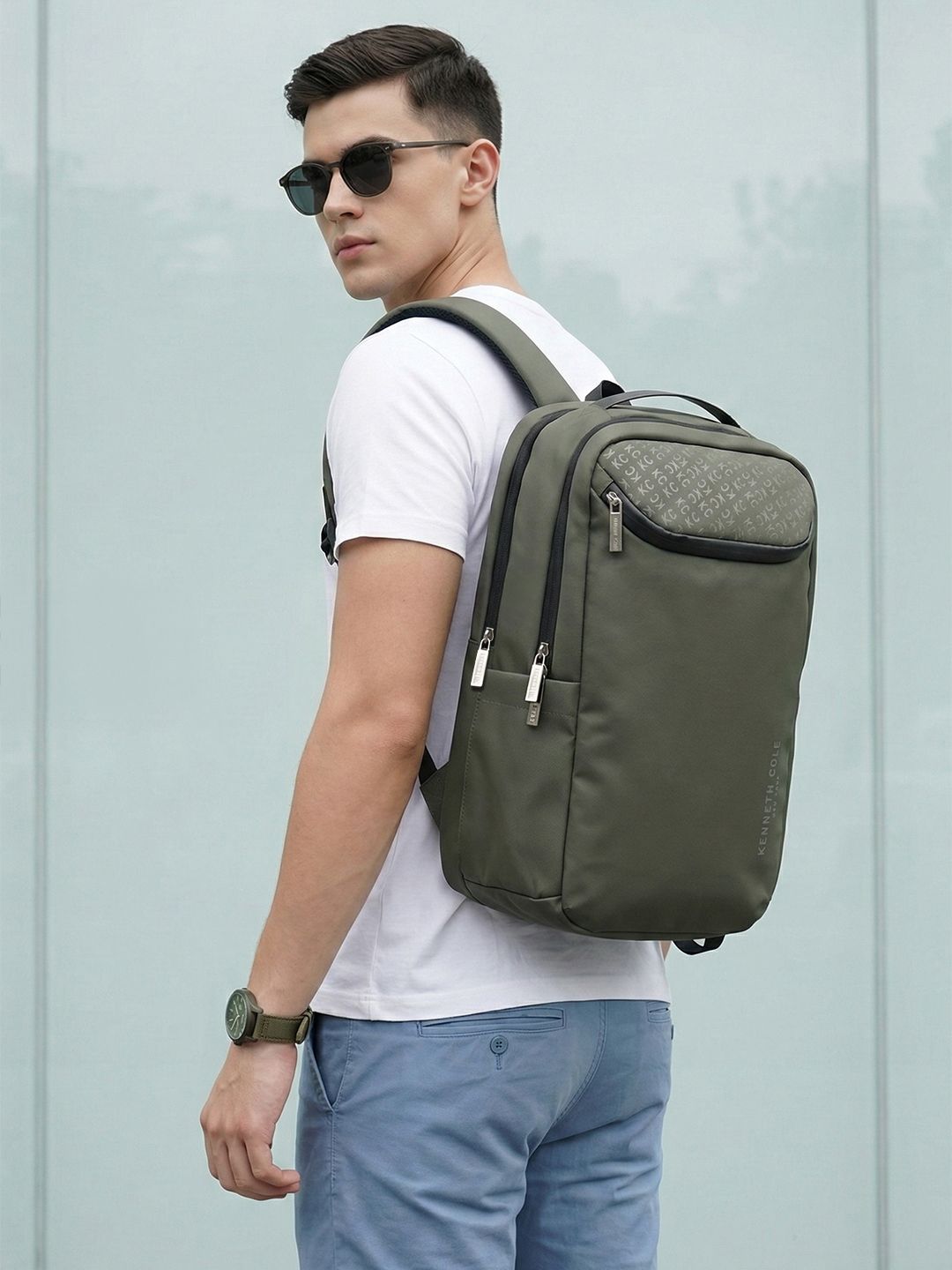Buy Kenneth Cole Men Laptop Backpack With USB Charging Port -  - Accessories for Men