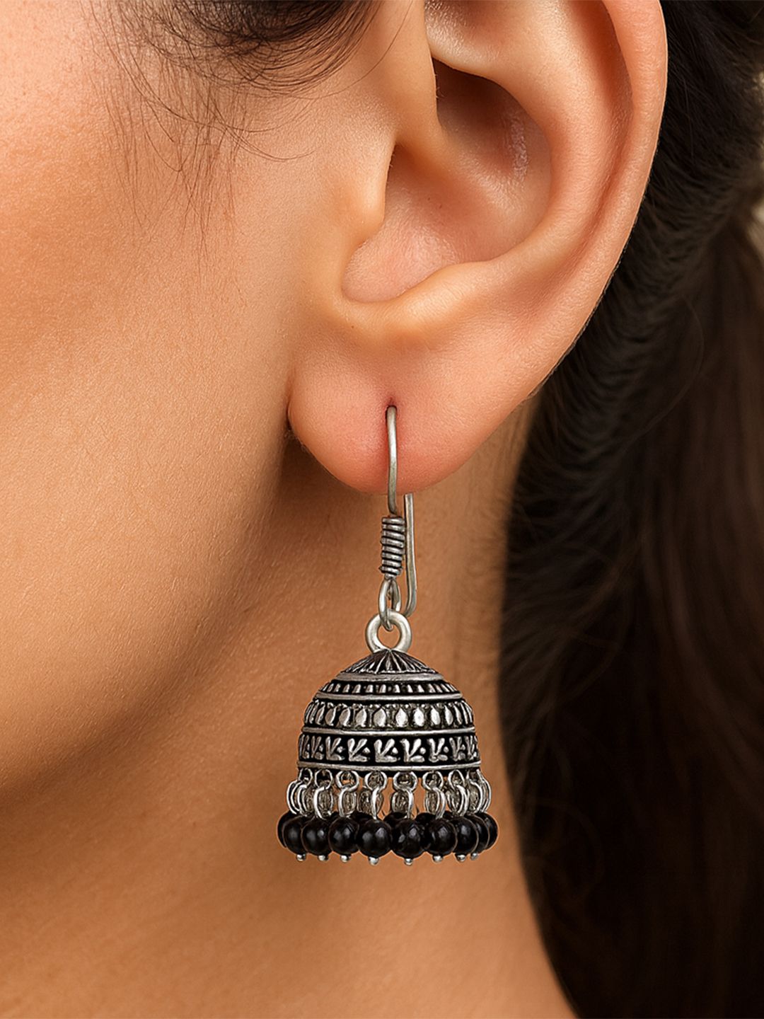 KYOOT JEWELS Contemporary Jhumkas Earrings
