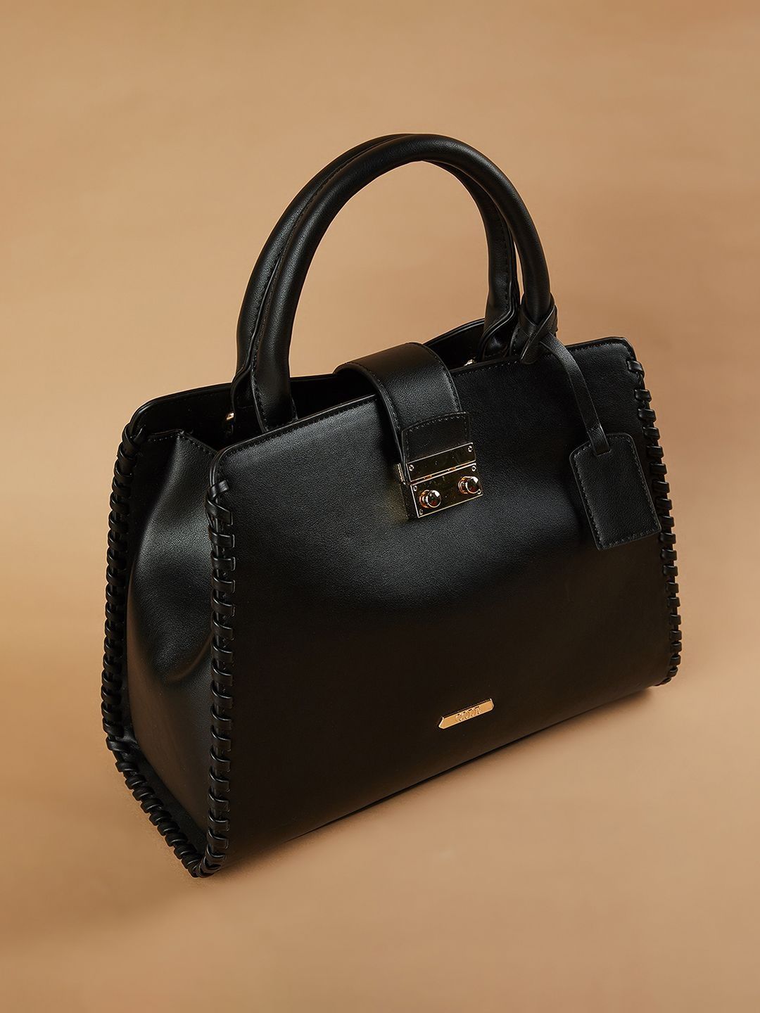 Buy CODE By Lifestyle Textured Medium Structured Handheld Bag -  - Accessories for Women