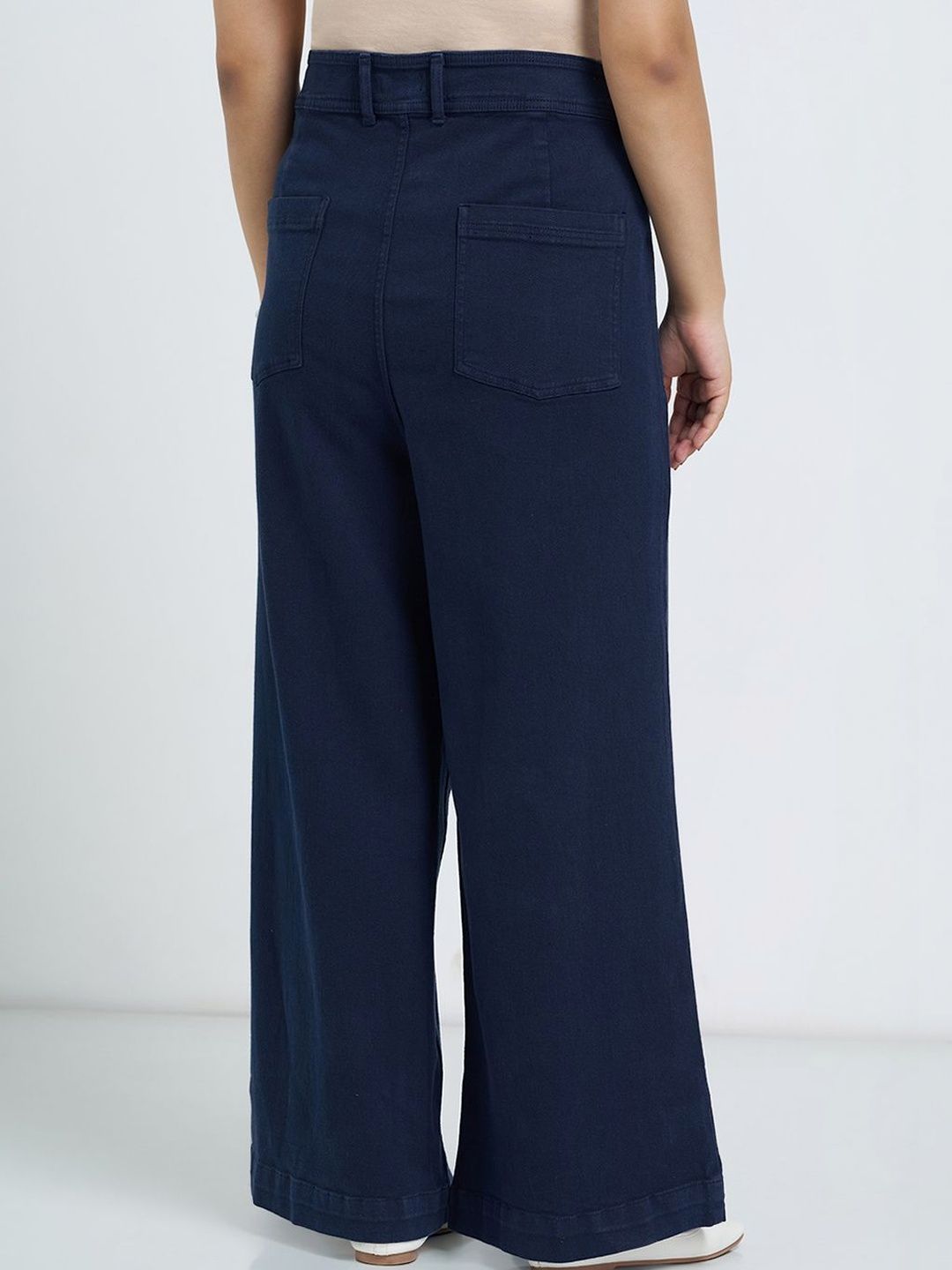 Women Wide Leg High-Rise Jeans 4