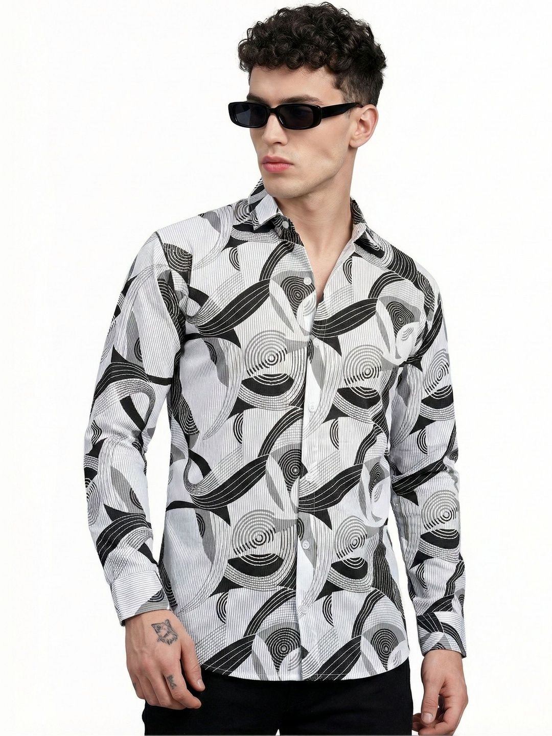 Moda Rapido Men Original Printed Casual Shirt
